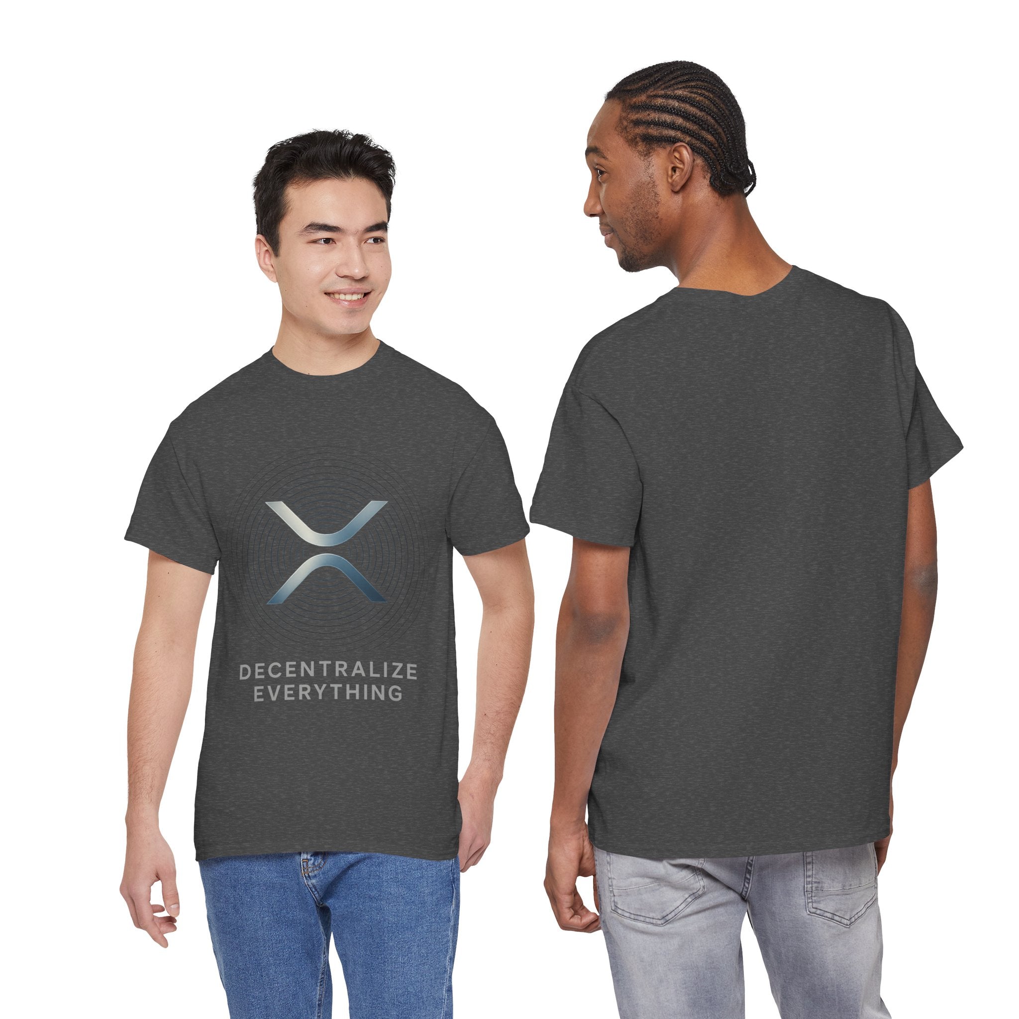 XRP 'Decentralize Everything' Tee - Crypto Logo T-Shirt