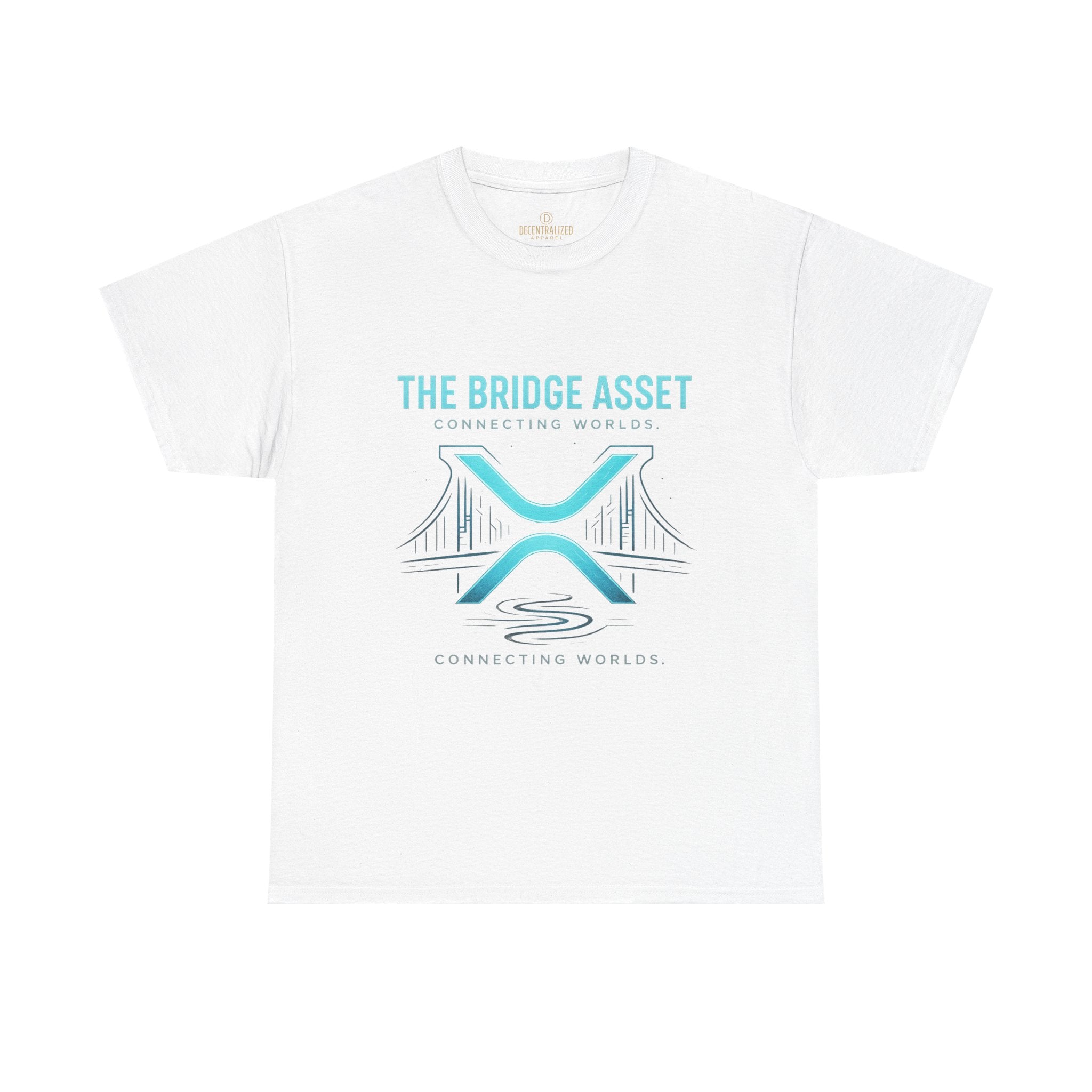 The Bridge Asset Tee – 'Connecting Worlds' Crypto Ripple X Logo T-Shirt