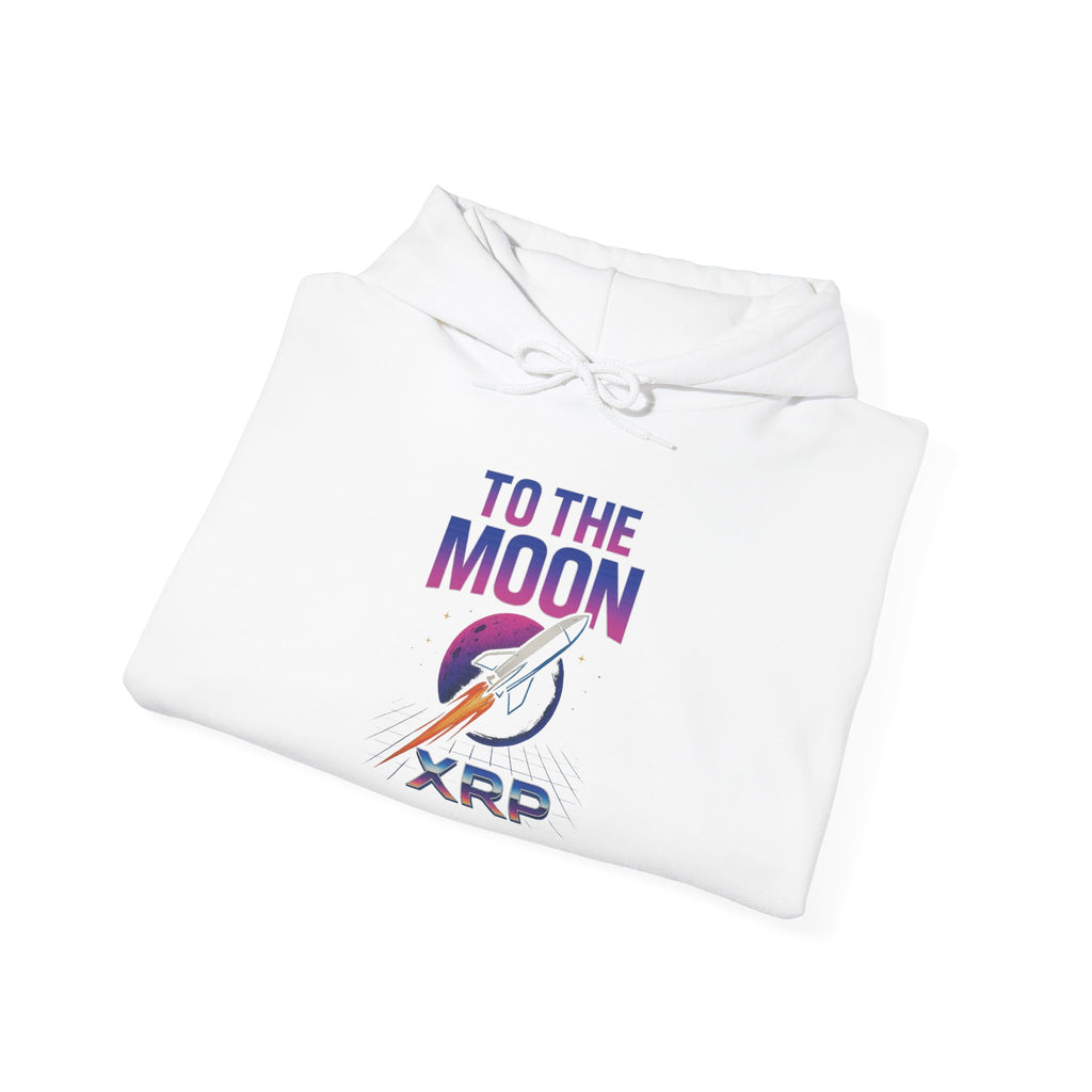 XRP To The Moon Hoodie – Crypto Investor Sweatshirt
