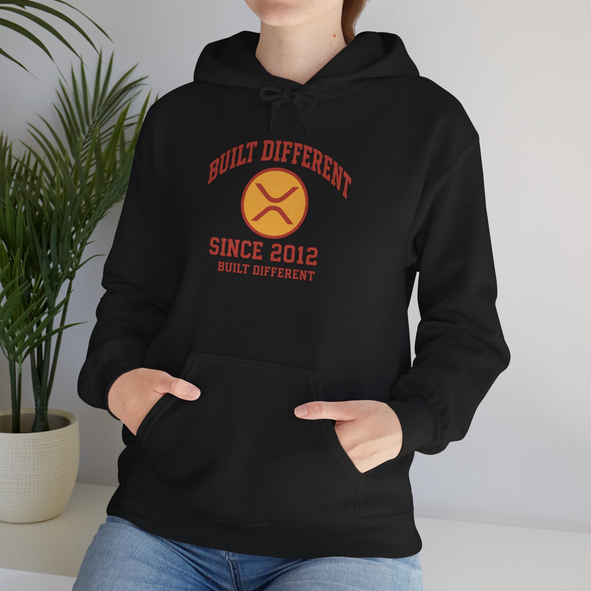 Built Different Hoodie — 'Built Different Since 2012' Retro Logo Hooded Sweatshirt