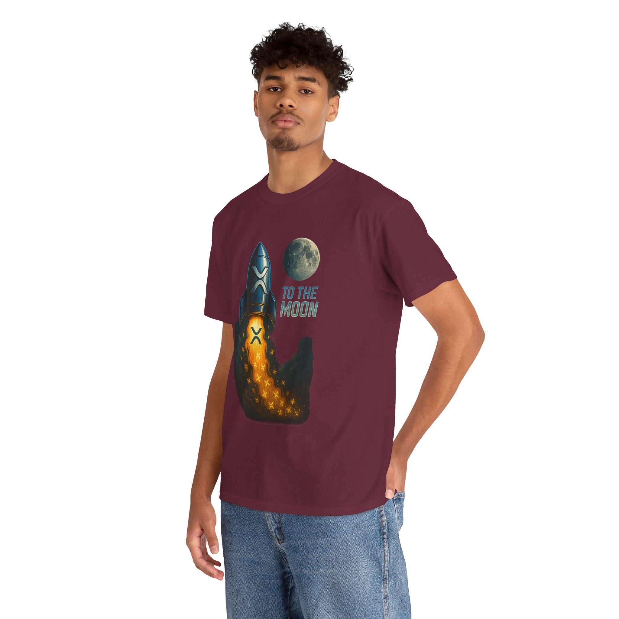 Rocket 'To the Moon' T-Shirt - Space Exploration Graphic Tee