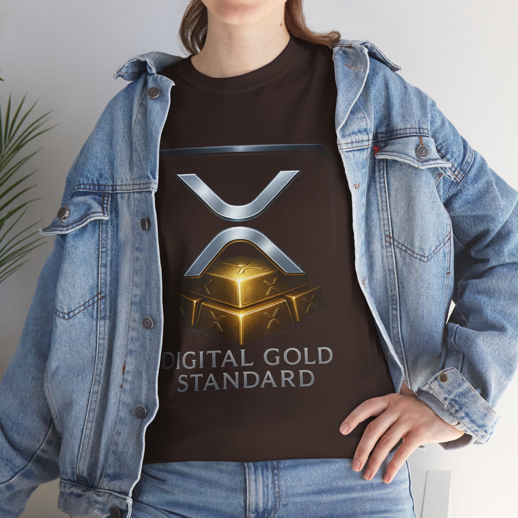 XRP 'Digital Gold Standard' Tee — Cryptocurrency Logo Shirt