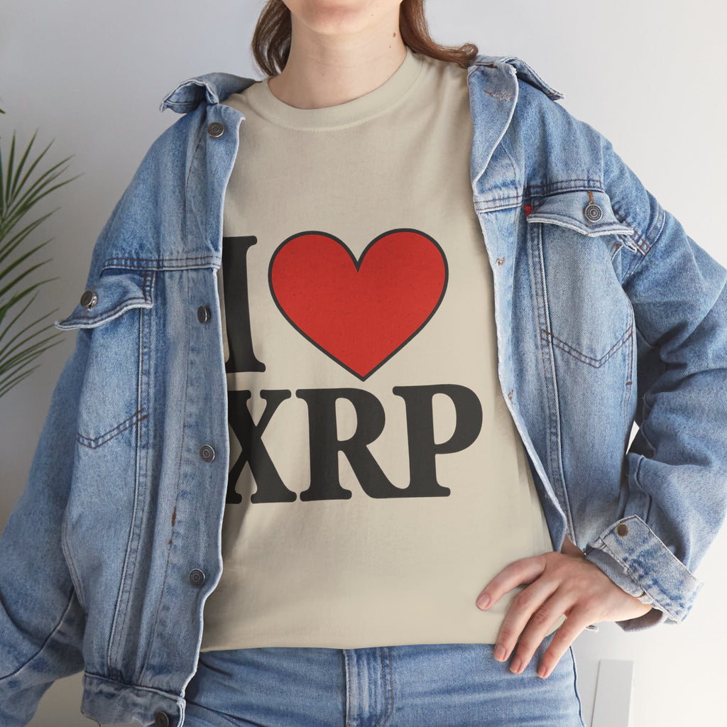 I  XRP T-Shirt — Crypto Enthusiast Ripple Tee