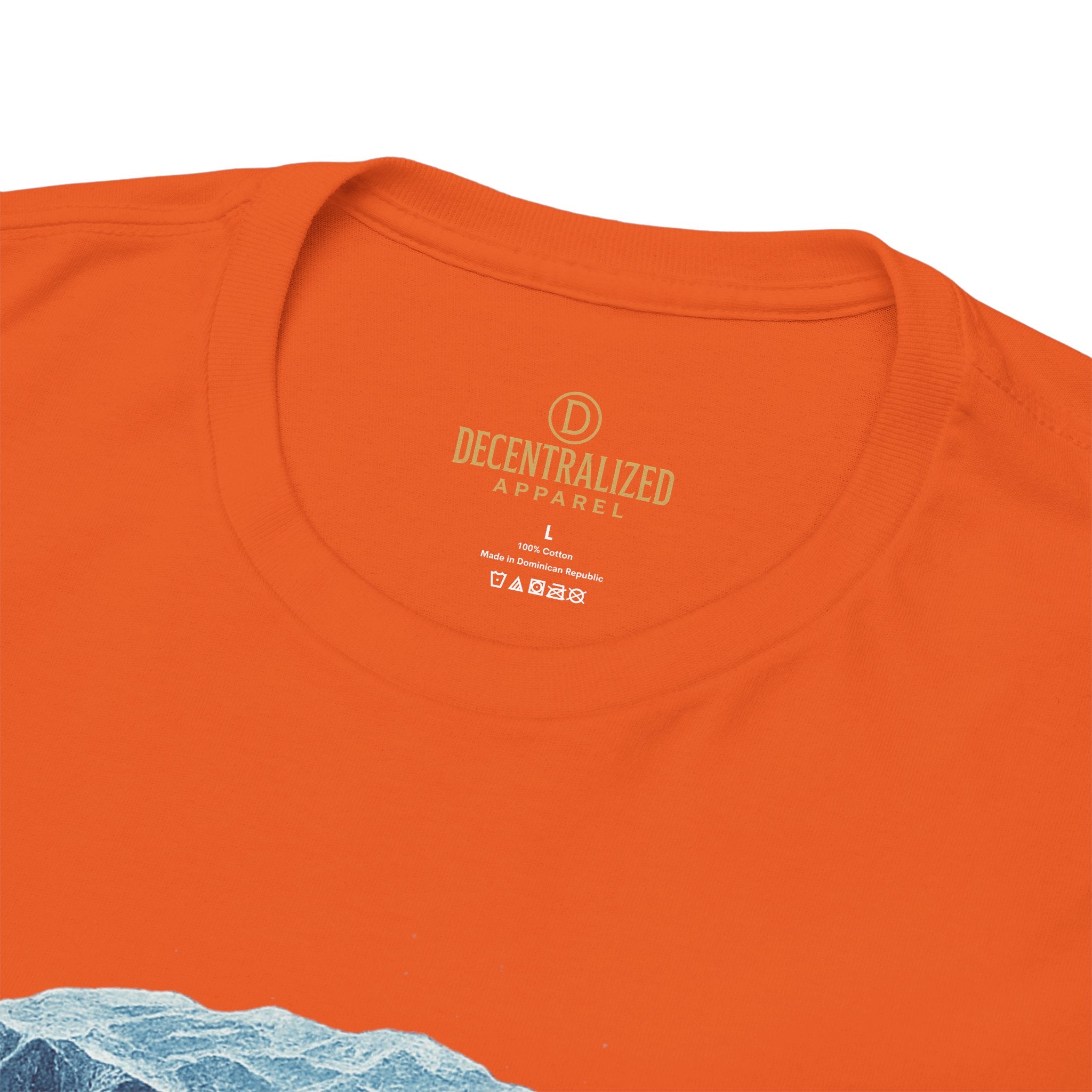 Cold Flow Ripple Logo T‑Shirt — 'Cold Flow: Built Different' Ice Cube Design