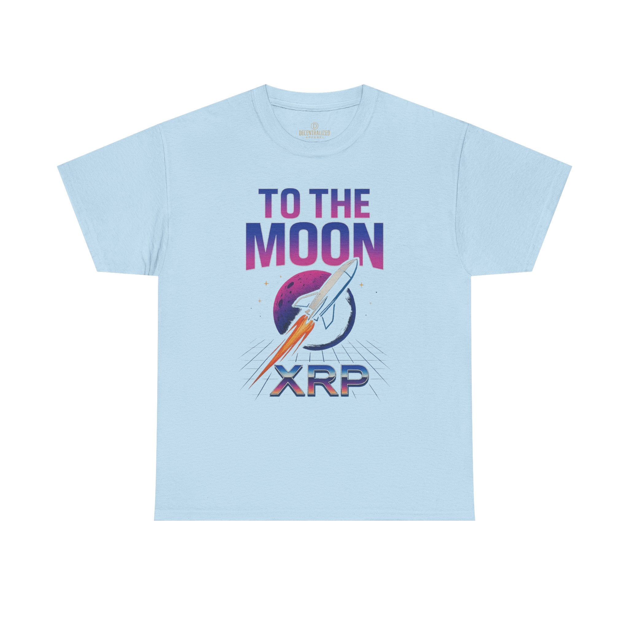 XRP 'To The Moon' T-Shirt — Crypto Investor Rocket Tee