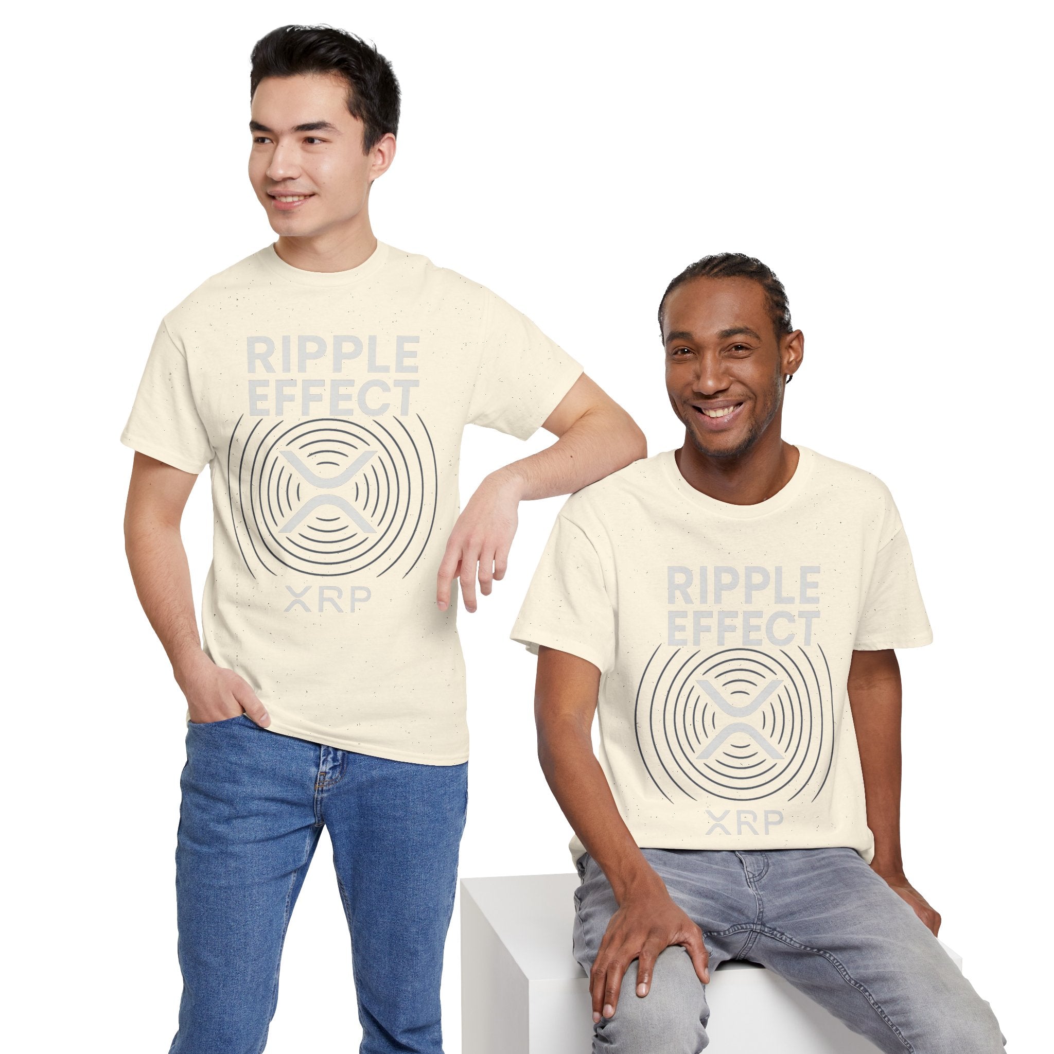 Ripple Effect XRP Tee — Minimal Cryptocurrency Logo T-Shirt