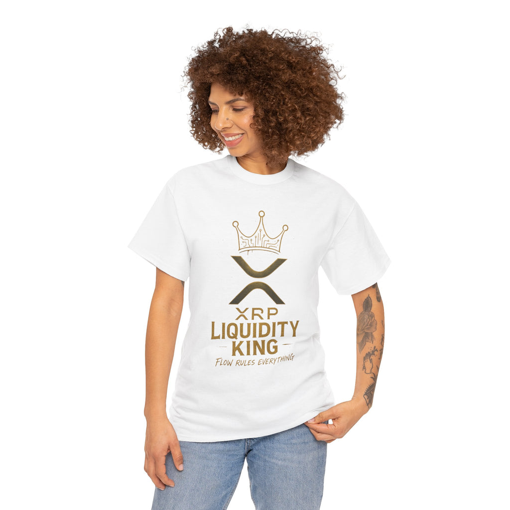 XRP Liquidity King Tee — Crypto Crown T-Shirt