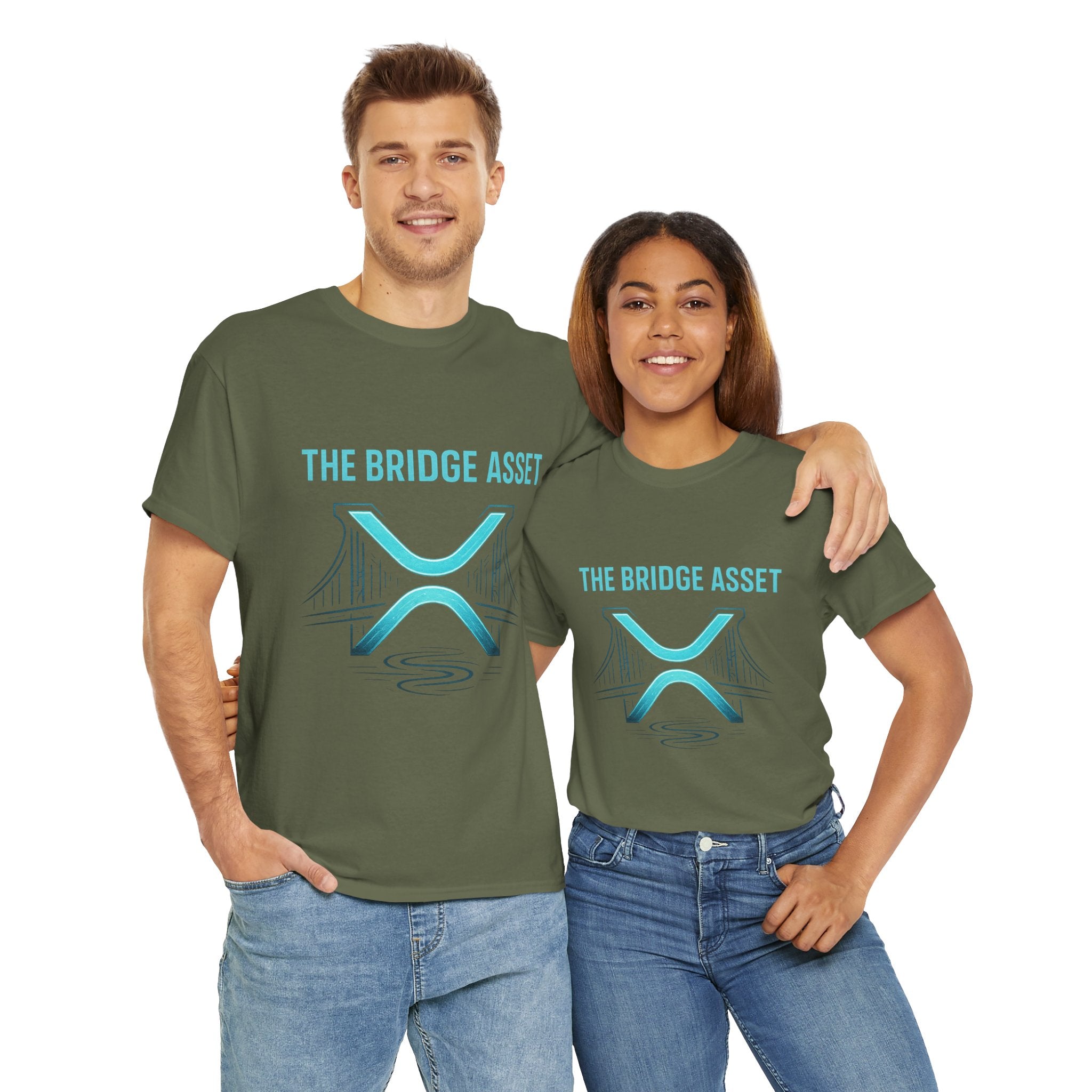 XRP 'The Bridge Asset' Graphic Tee — Crypto Ripple Logo Shirt