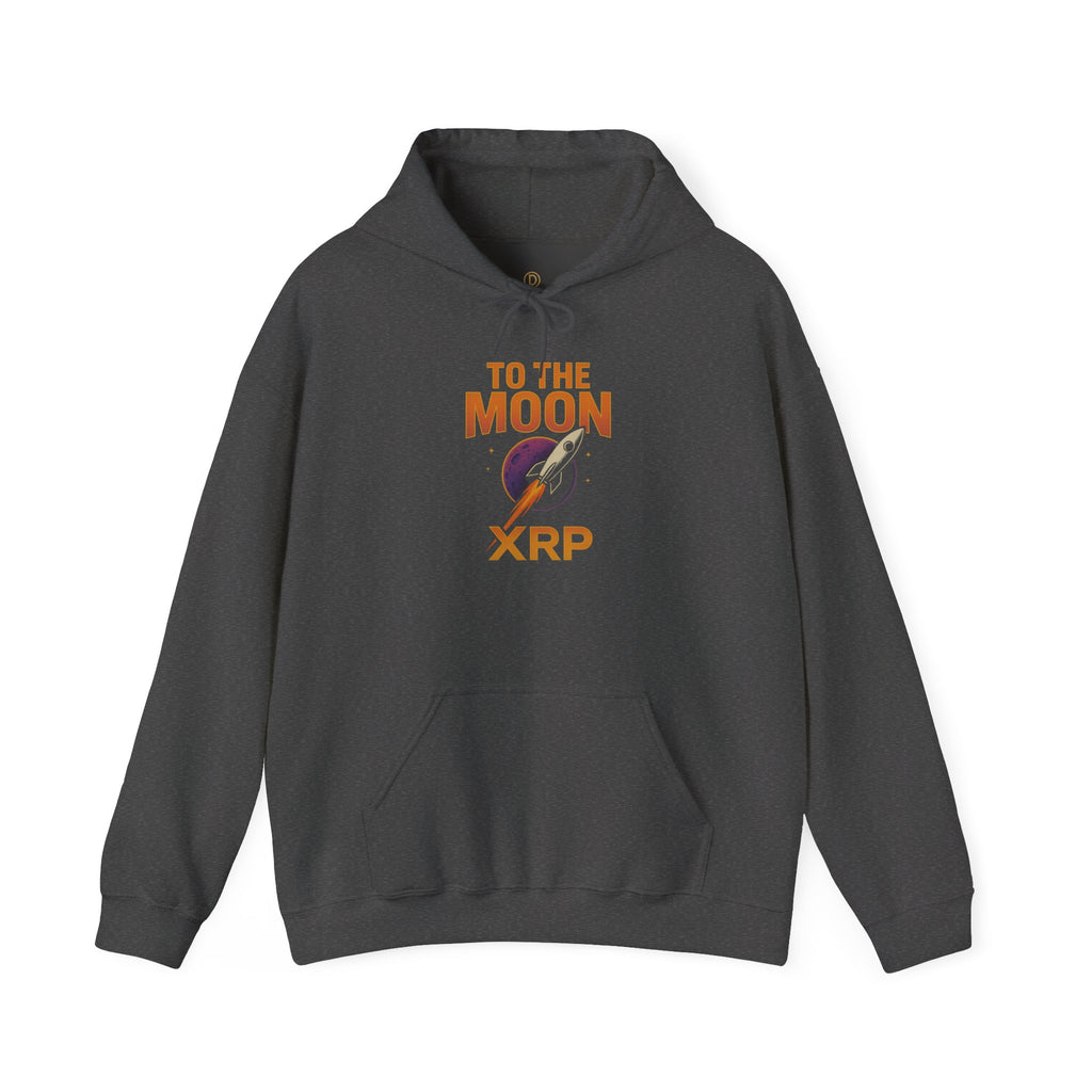 XRP To The Moon Hoodie — Crypto Investor Graphic Sweatshirt