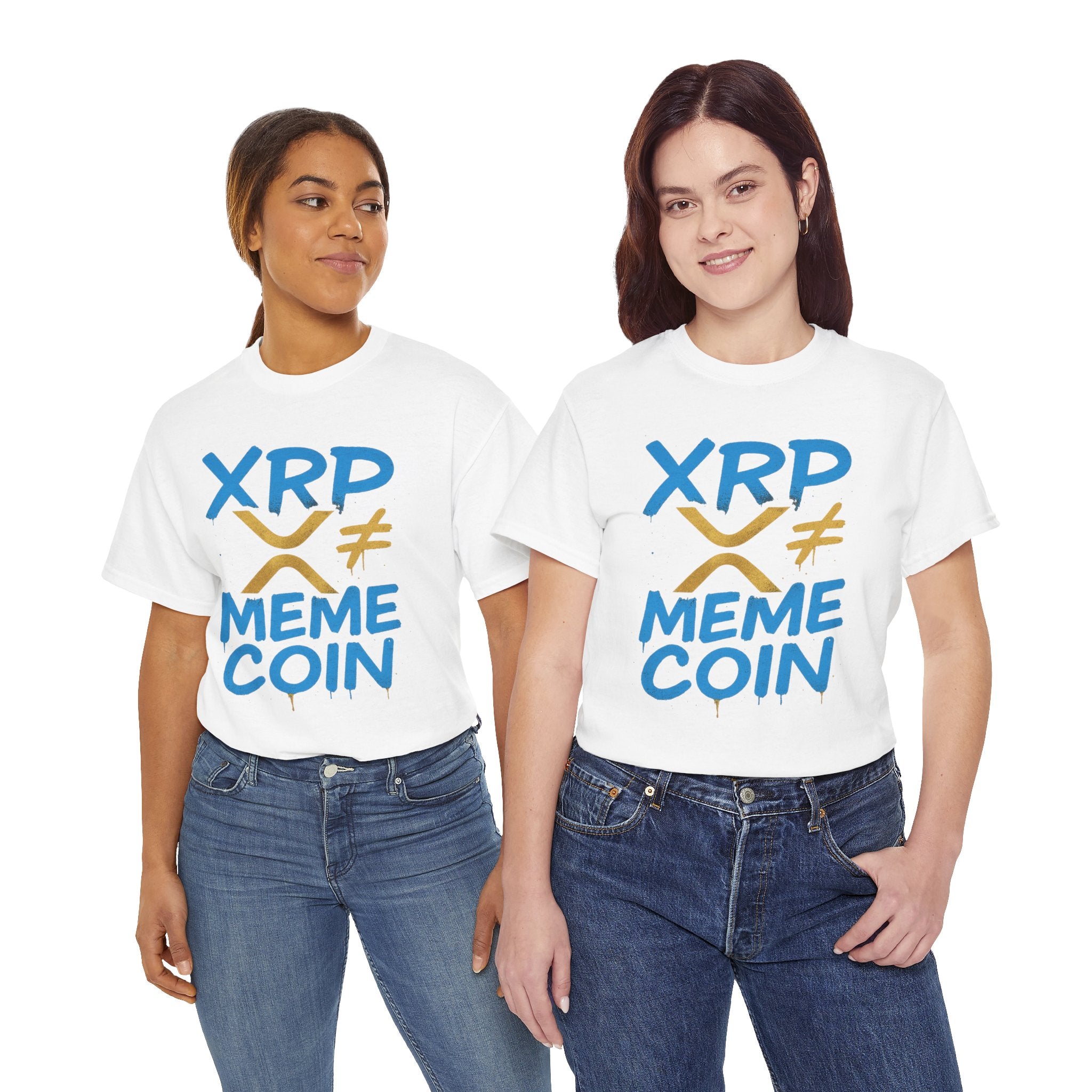 XRP ≠ Meme Coin T‑Shirt — Crypto Advocate Graphic Tee