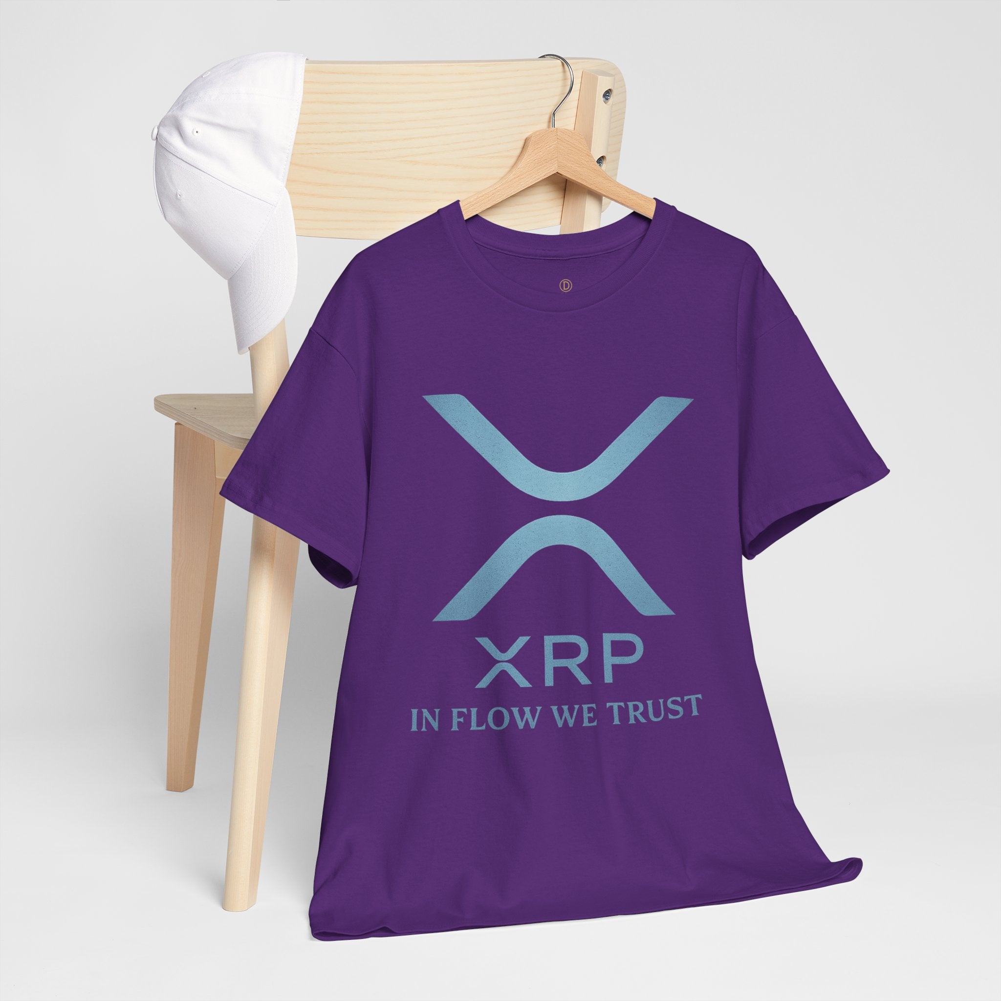 XRP Crypto Tee — "In Flow We Trust" Ripple Logo T-Shirt