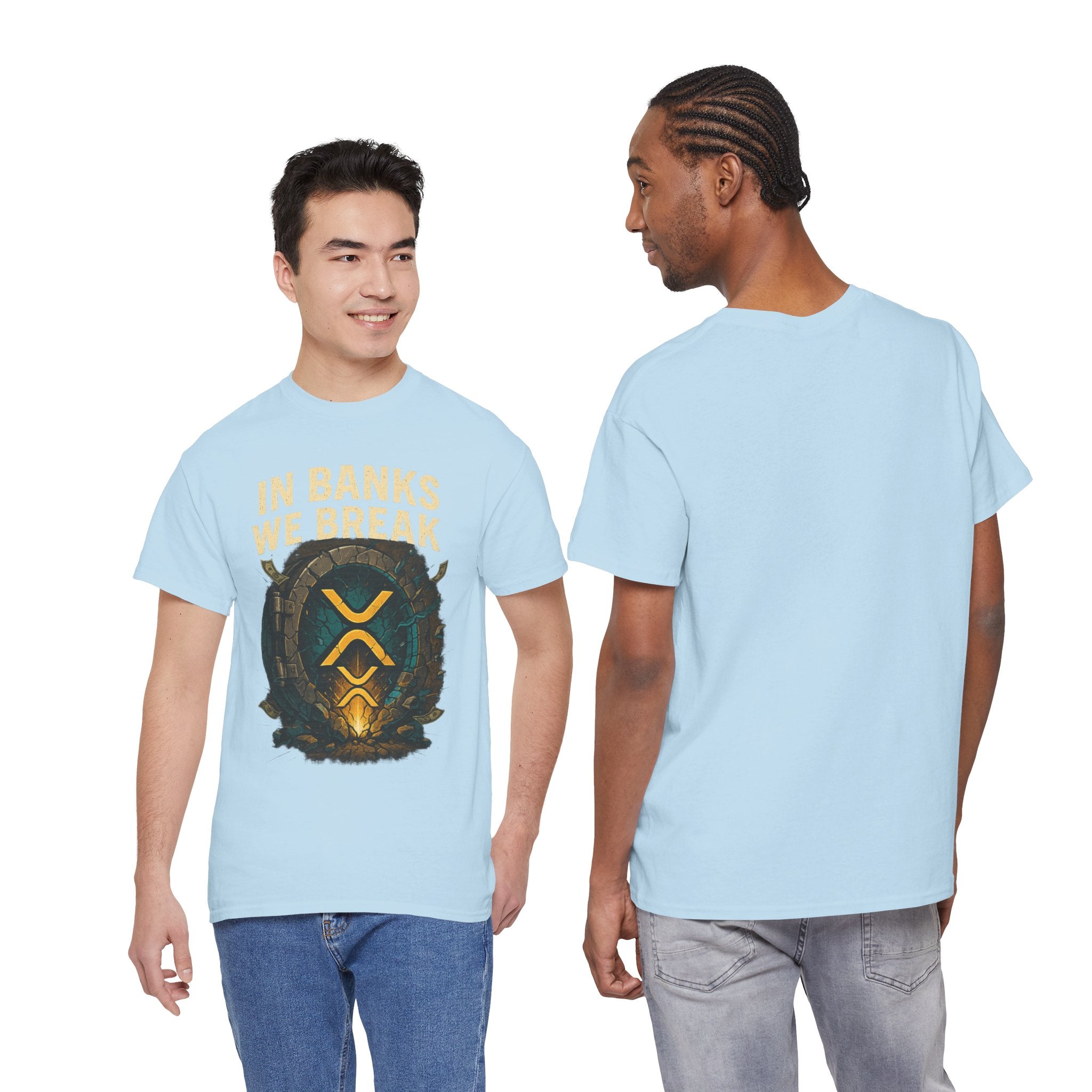 In Banks We Break XRP Crypto Graphic Tee