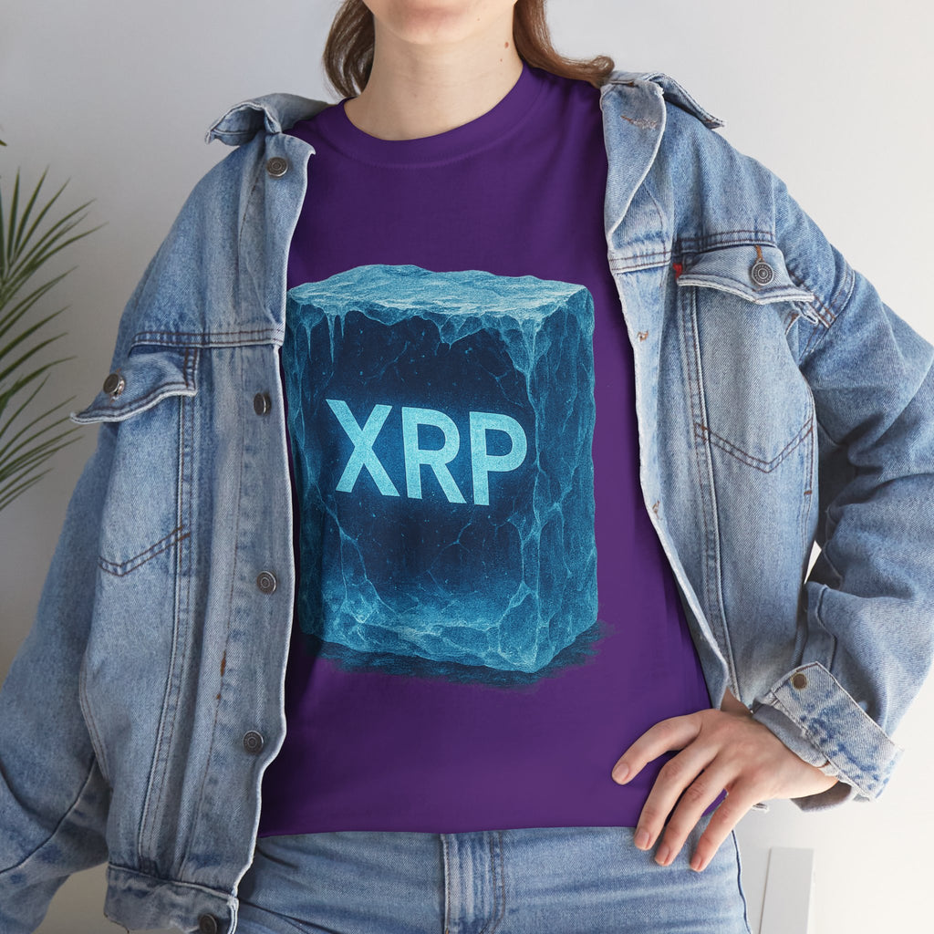 XRP Ice Block Tee — Crypto Ripple Logo T-Shirt