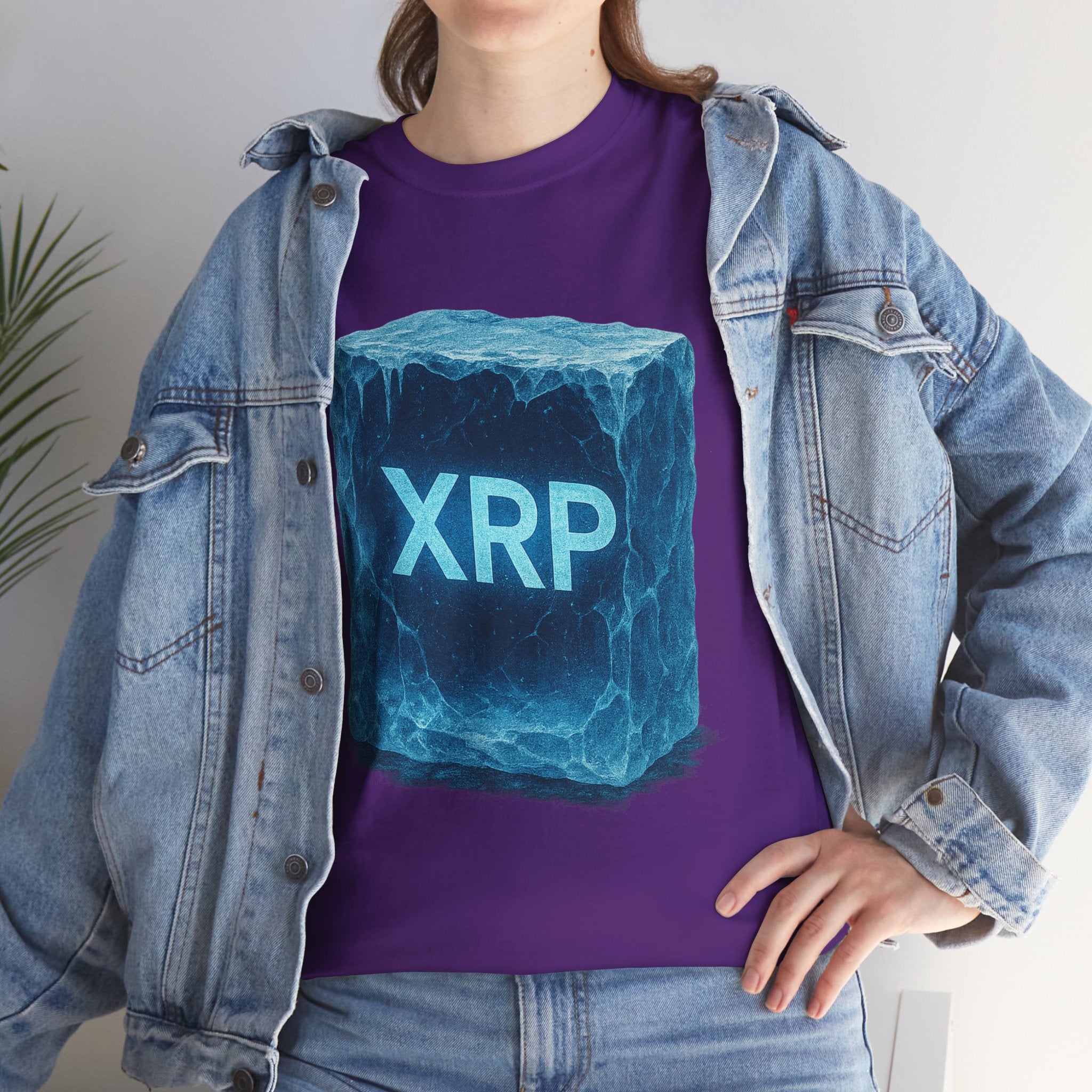 XRP Ice Block Tee — Crypto Ripple Logo T-Shirt