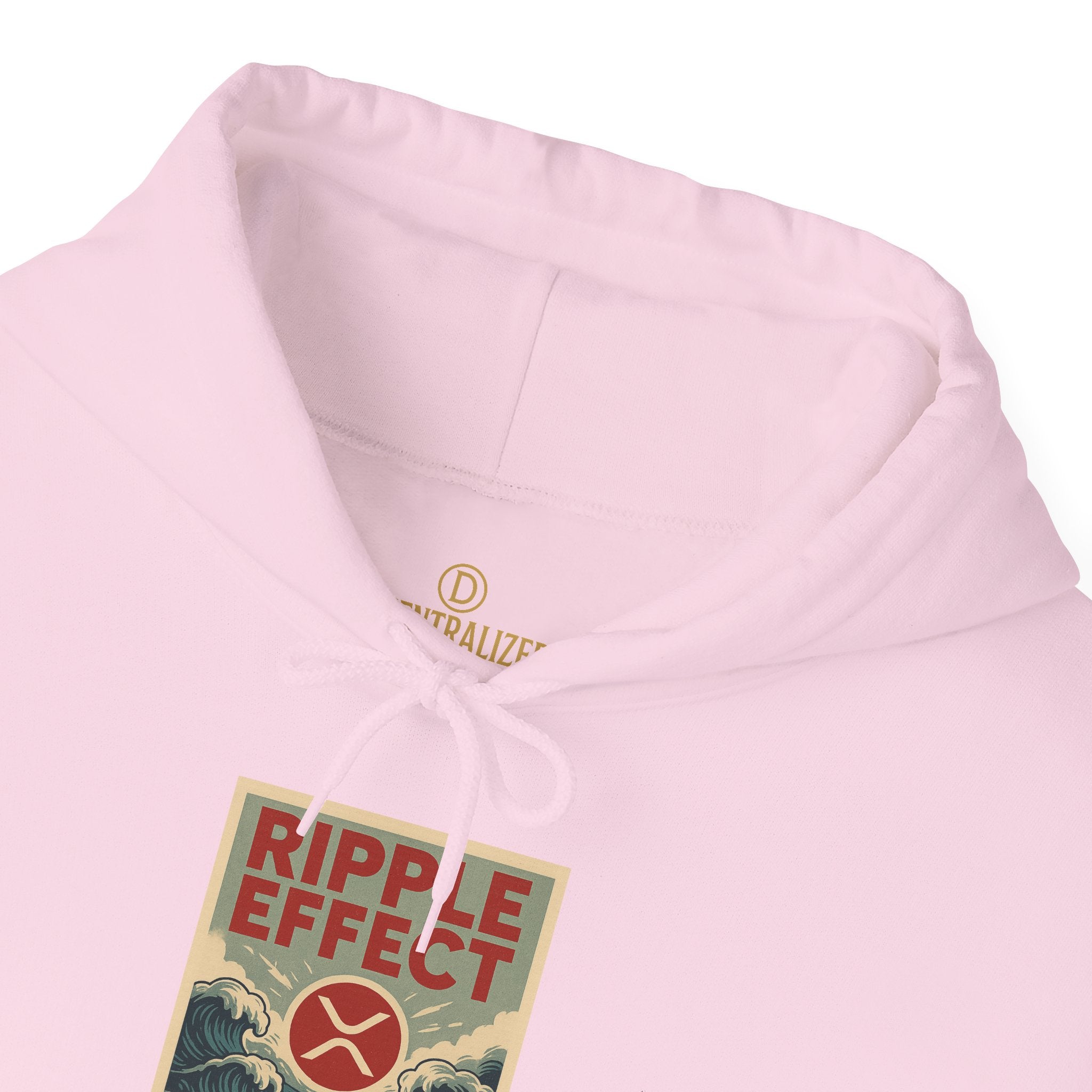 Ripple Effect Hoodie – Vintage Ocean Wave Graphic Hooded Sweatshirt