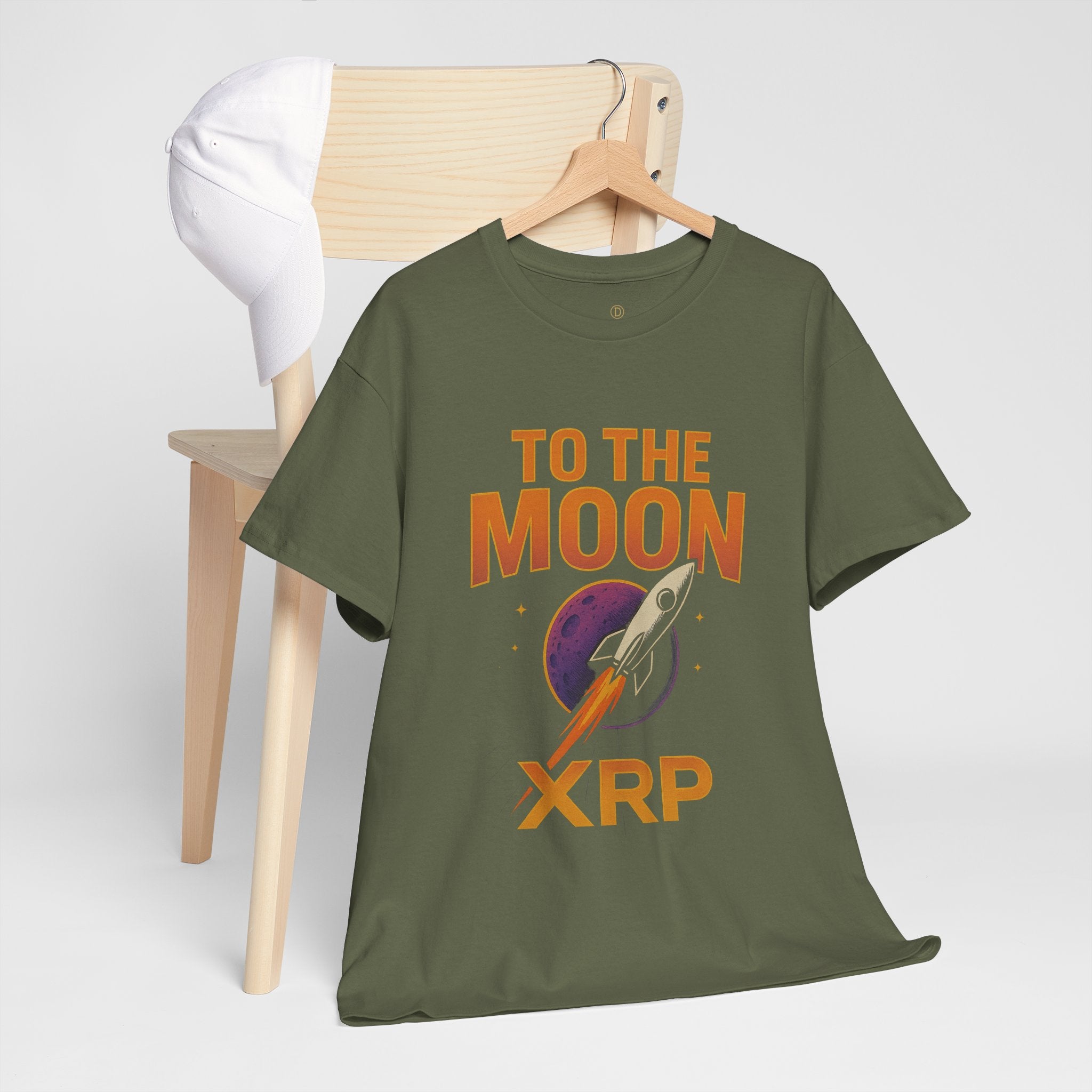 XRP To The Moon Tee — Cryptocurrency Investor Rocket Shirt