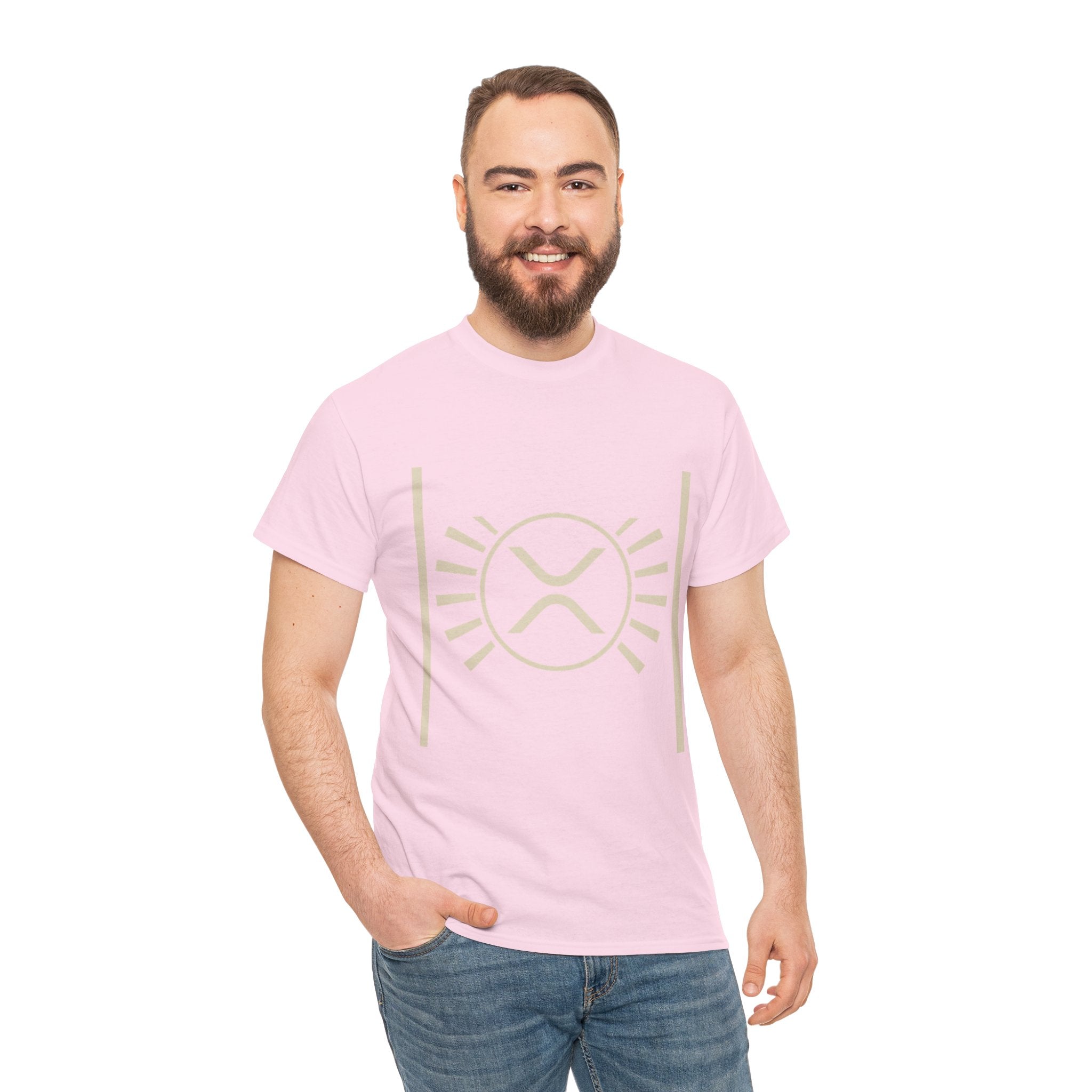 XRP Sun Logo T‑Shirt — Minimal Crypto Ripple Tee
