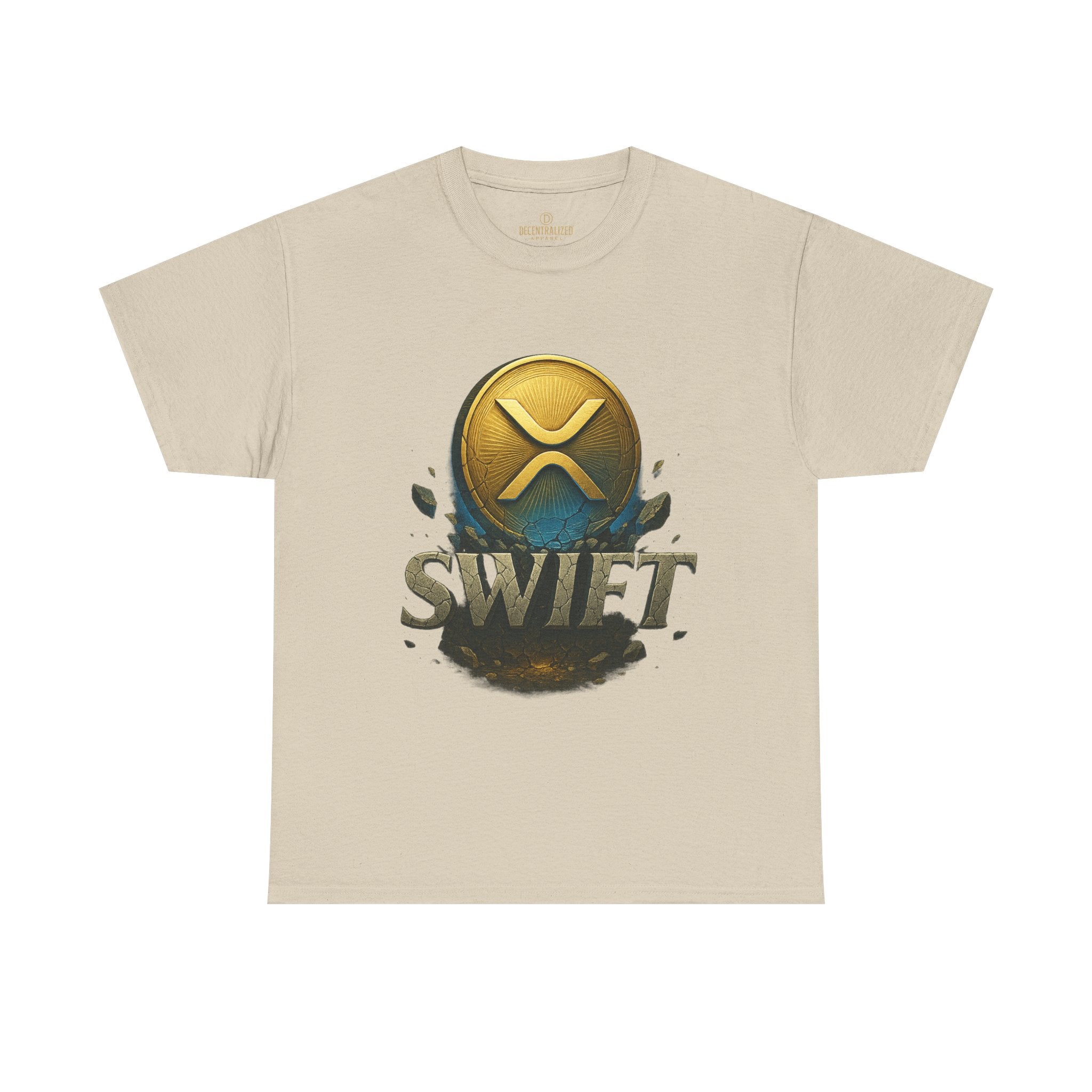 XRP Swift Cryptocurrency T‑Shirt — Ripple Coin Logo Graphic Tee