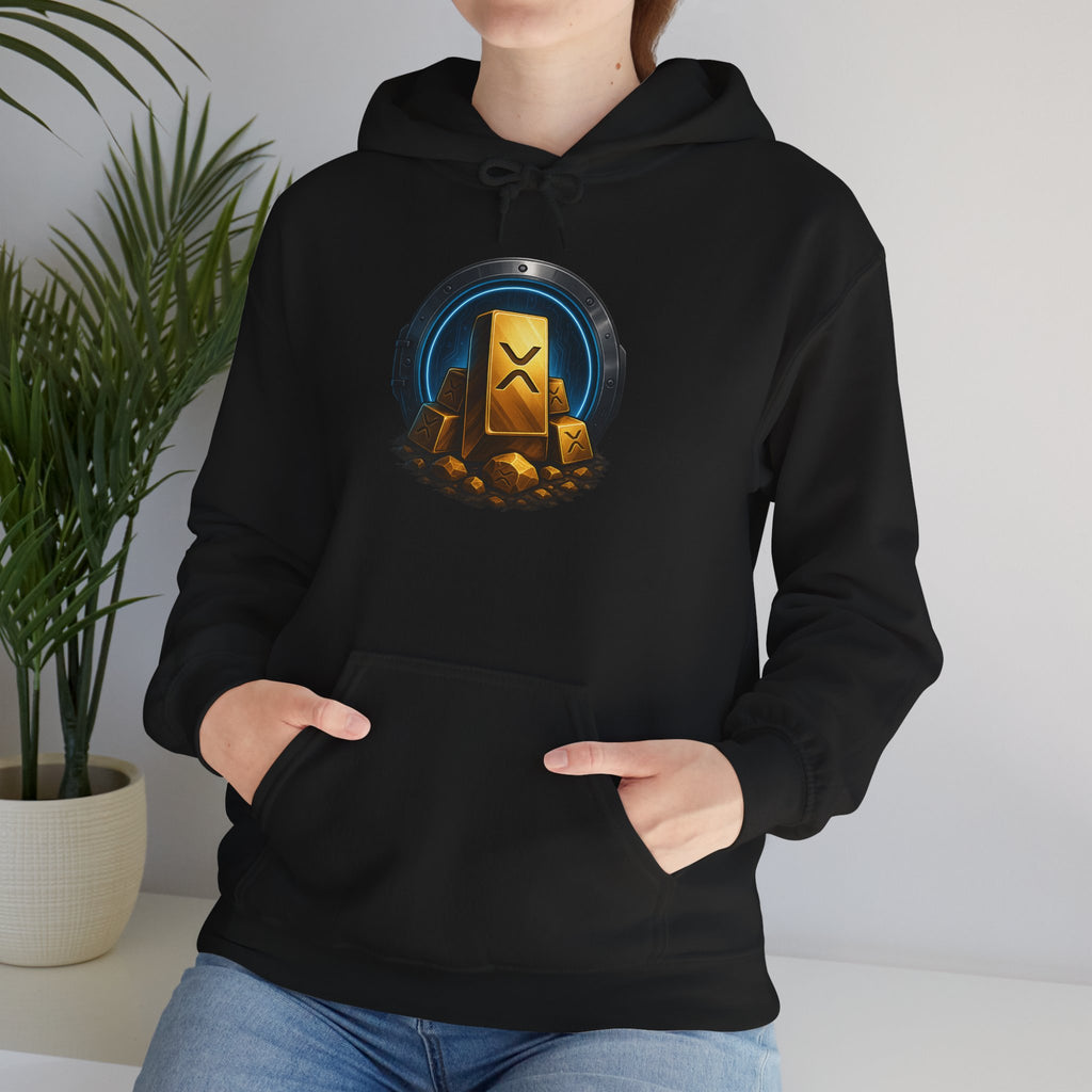 Gaming Treasure Hoodie — Gold Loot Chest Emblem