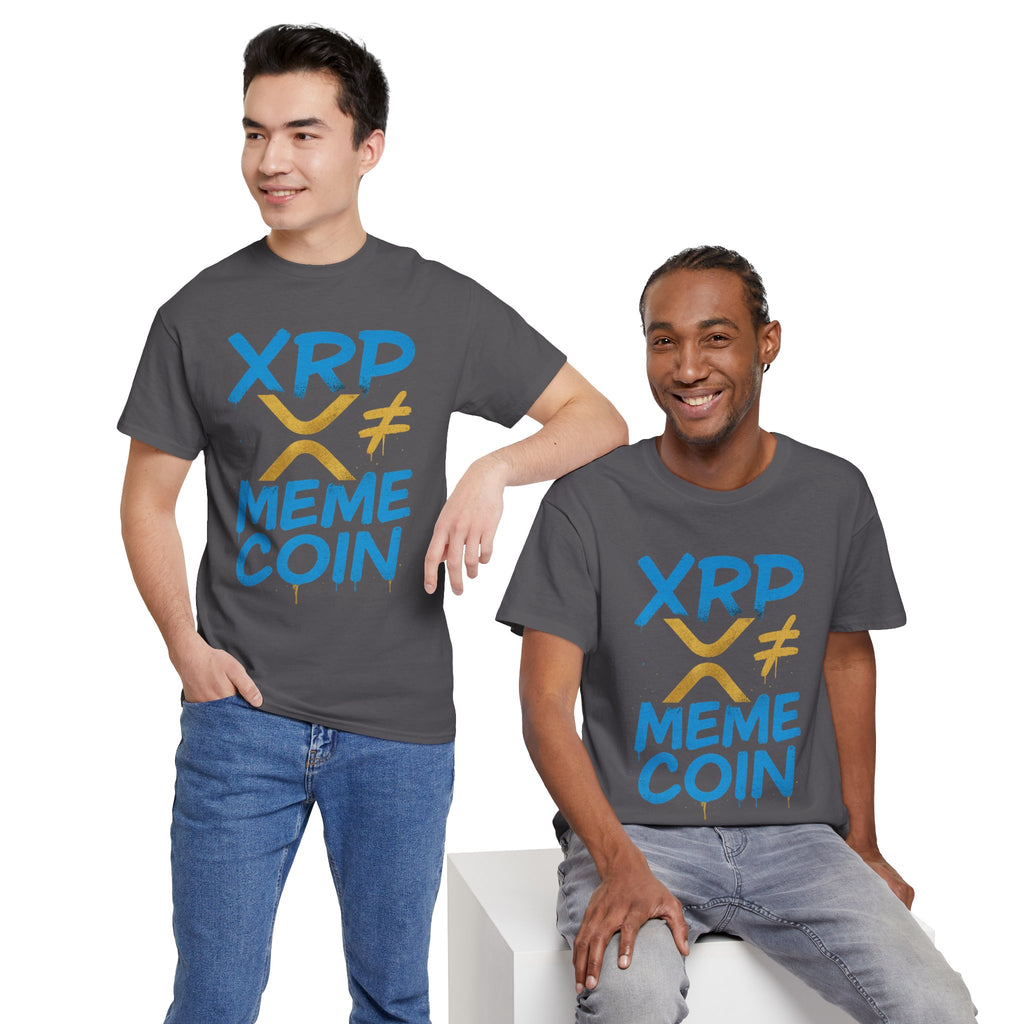 XRP ≠ Meme Coin T‑Shirt — Crypto Advocate Graphic Tee