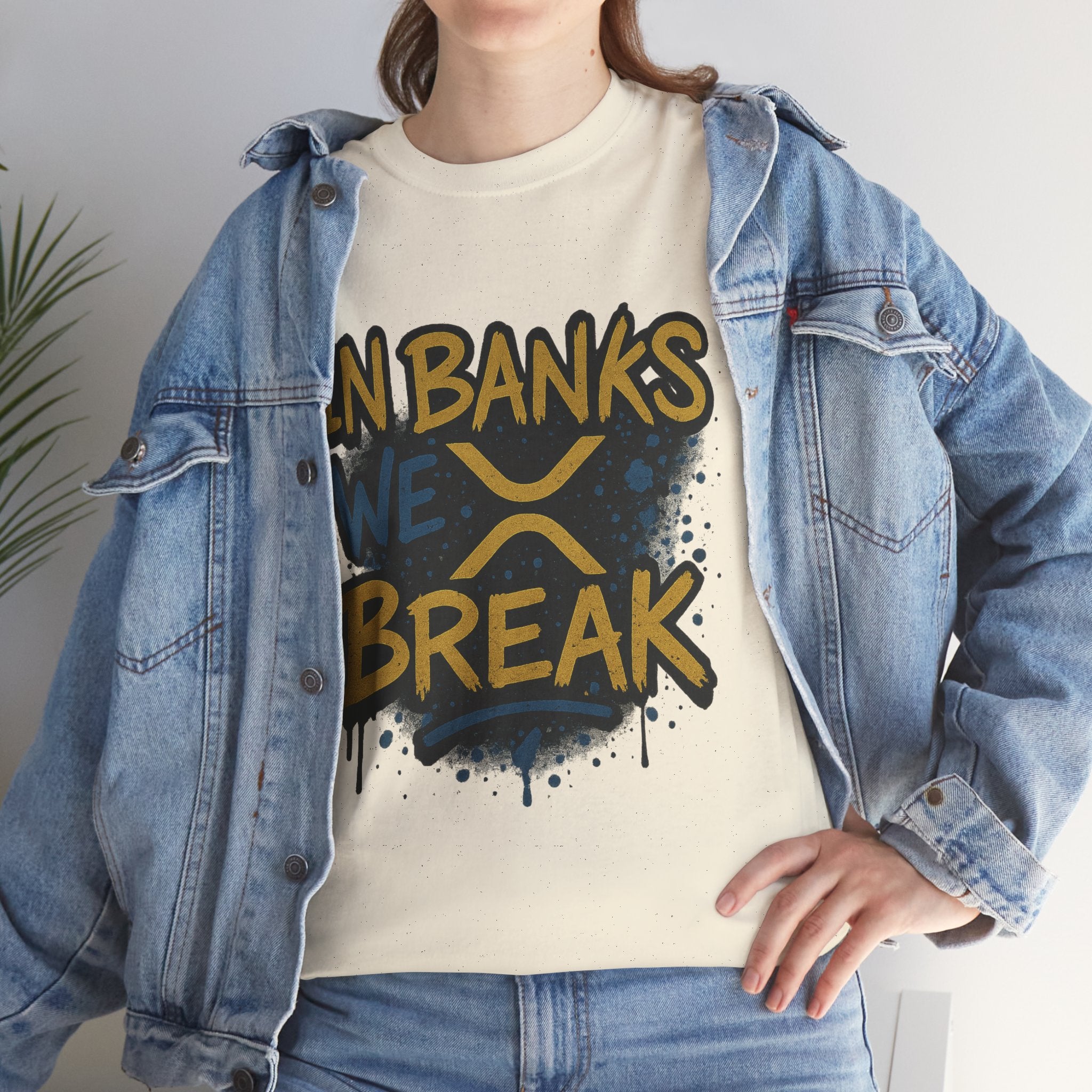 Ripple 'In Banks We Break' Graphic Tee — Crypto XRP Streetwear