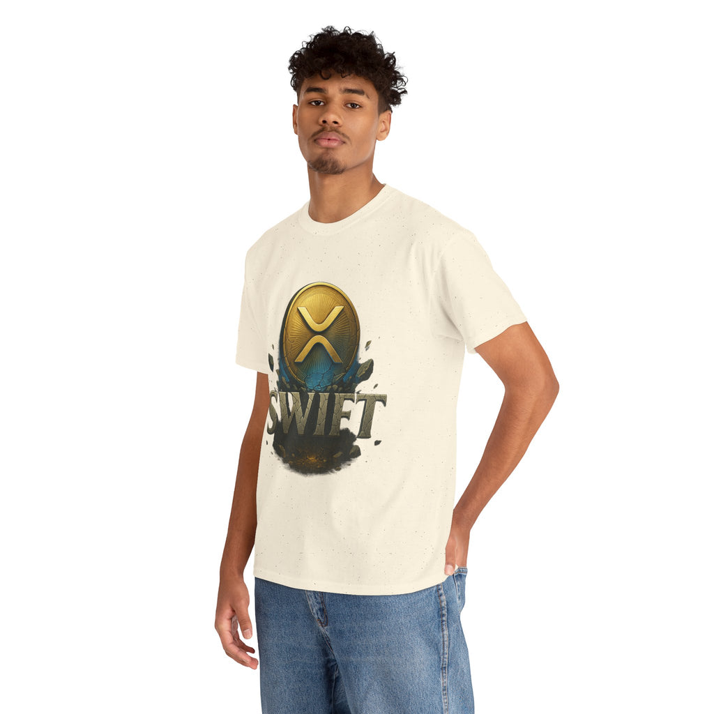 XRP Swift Cryptocurrency T‑Shirt — Ripple Coin Logo Graphic Tee
