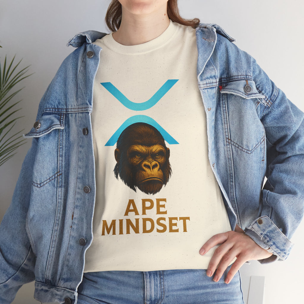 Ape Mindset T-Shirt — Crypto XRP Ape Graphic Tee