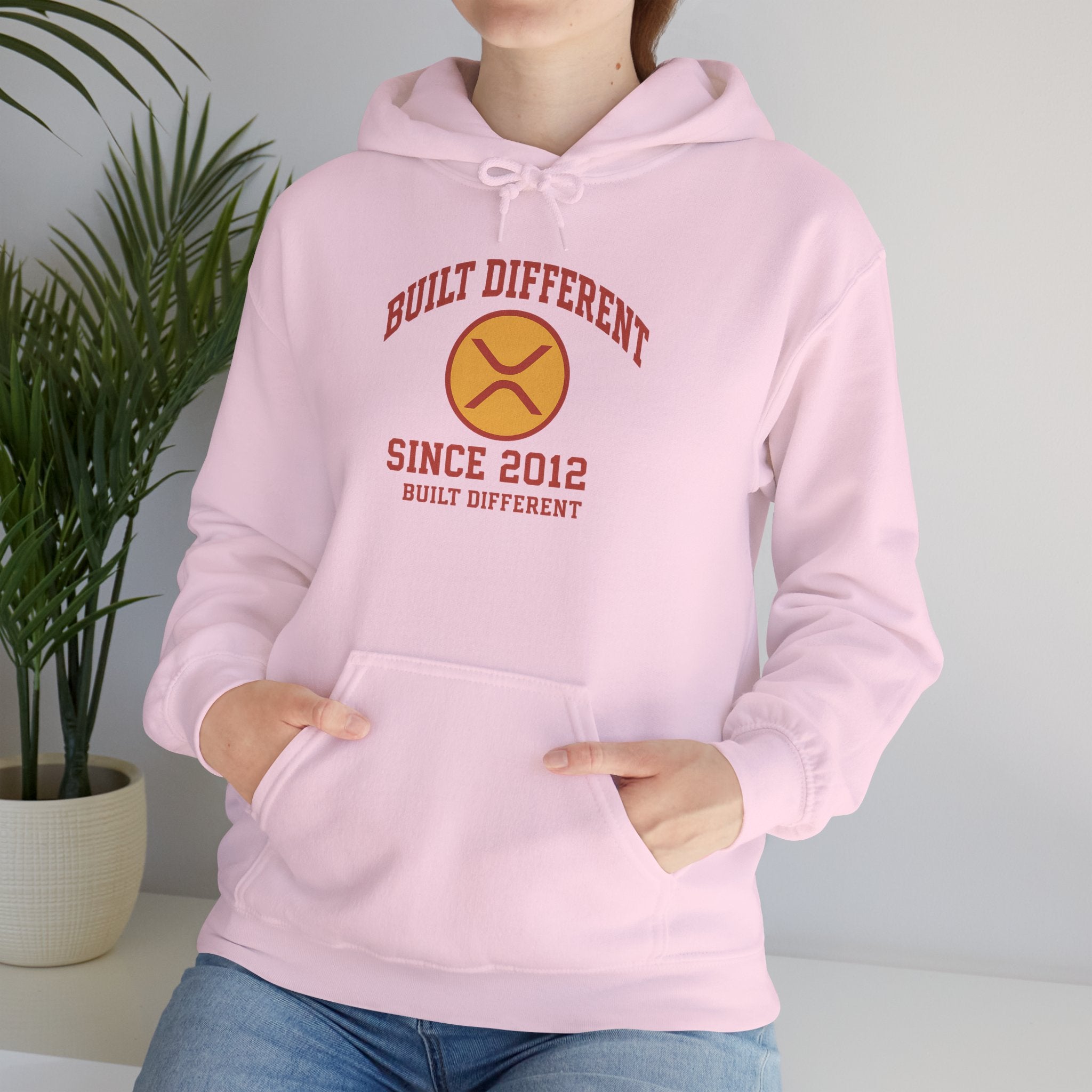 Built Different Hoodie — 'Built Different Since 2012' Retro Logo Hooded Sweatshirt