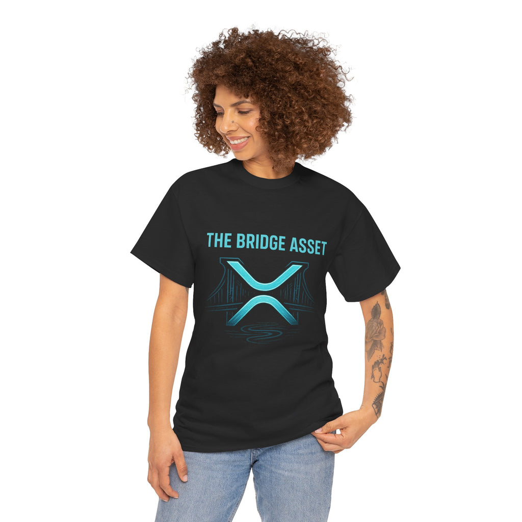 XRP 'The Bridge Asset' Graphic Tee — Crypto Ripple Logo Shirt