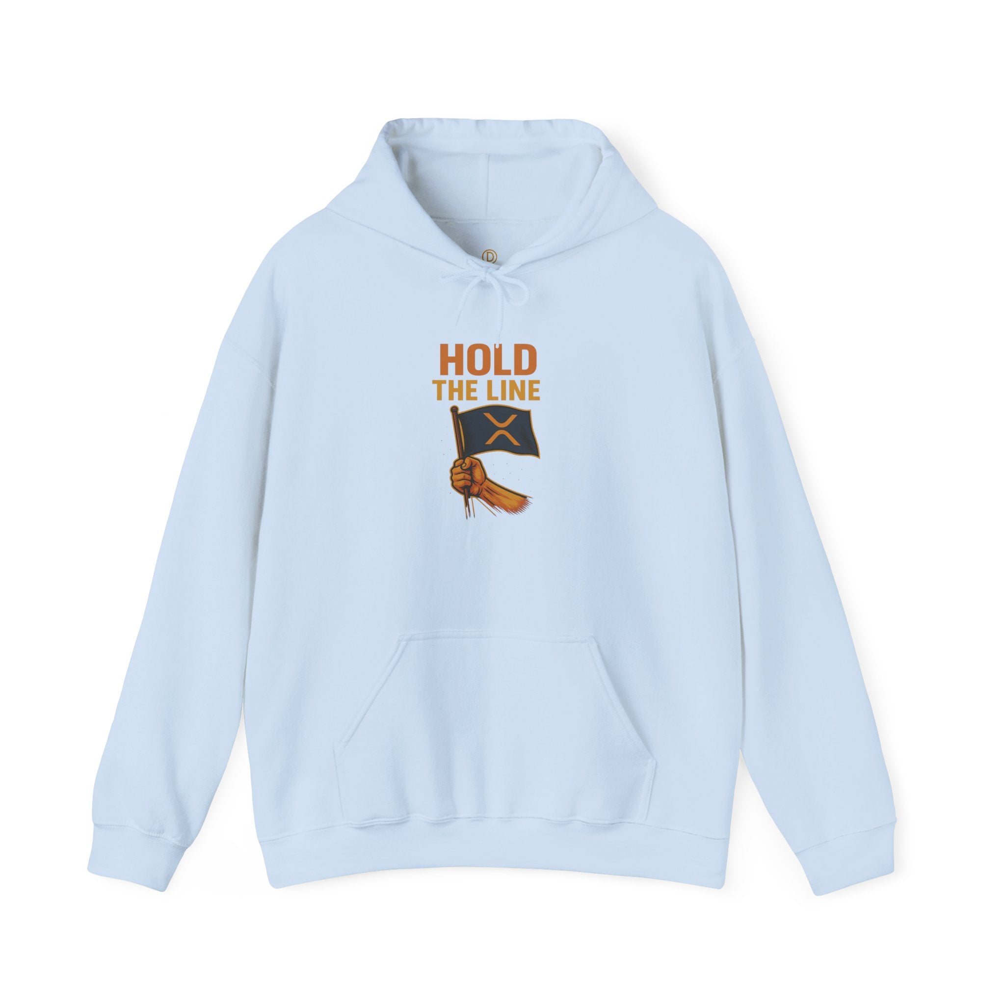 Hold The Line Hoodie — Flag & Fist Graphic Pullover