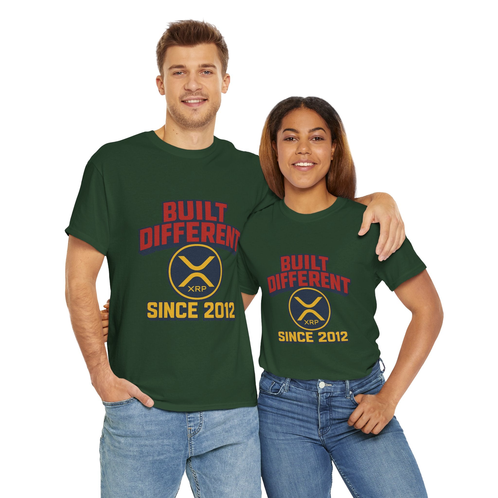 Built Different Since 2012 T-Shirt – Retro XRP Logo Tee