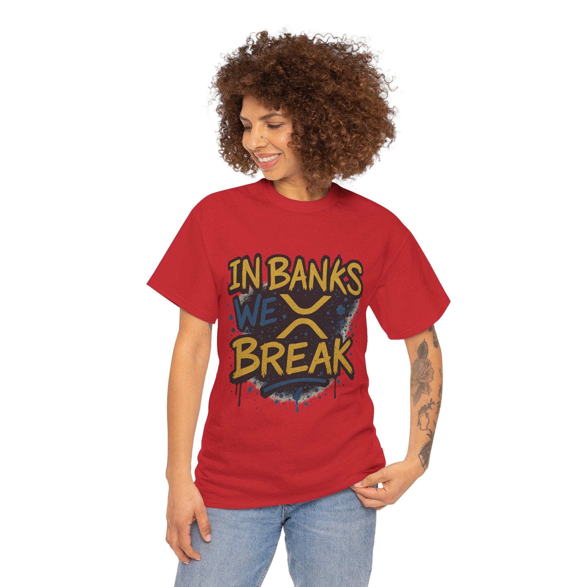 Ripple 'In Banks We Break' Graphic Tee — Crypto XRP Streetwear