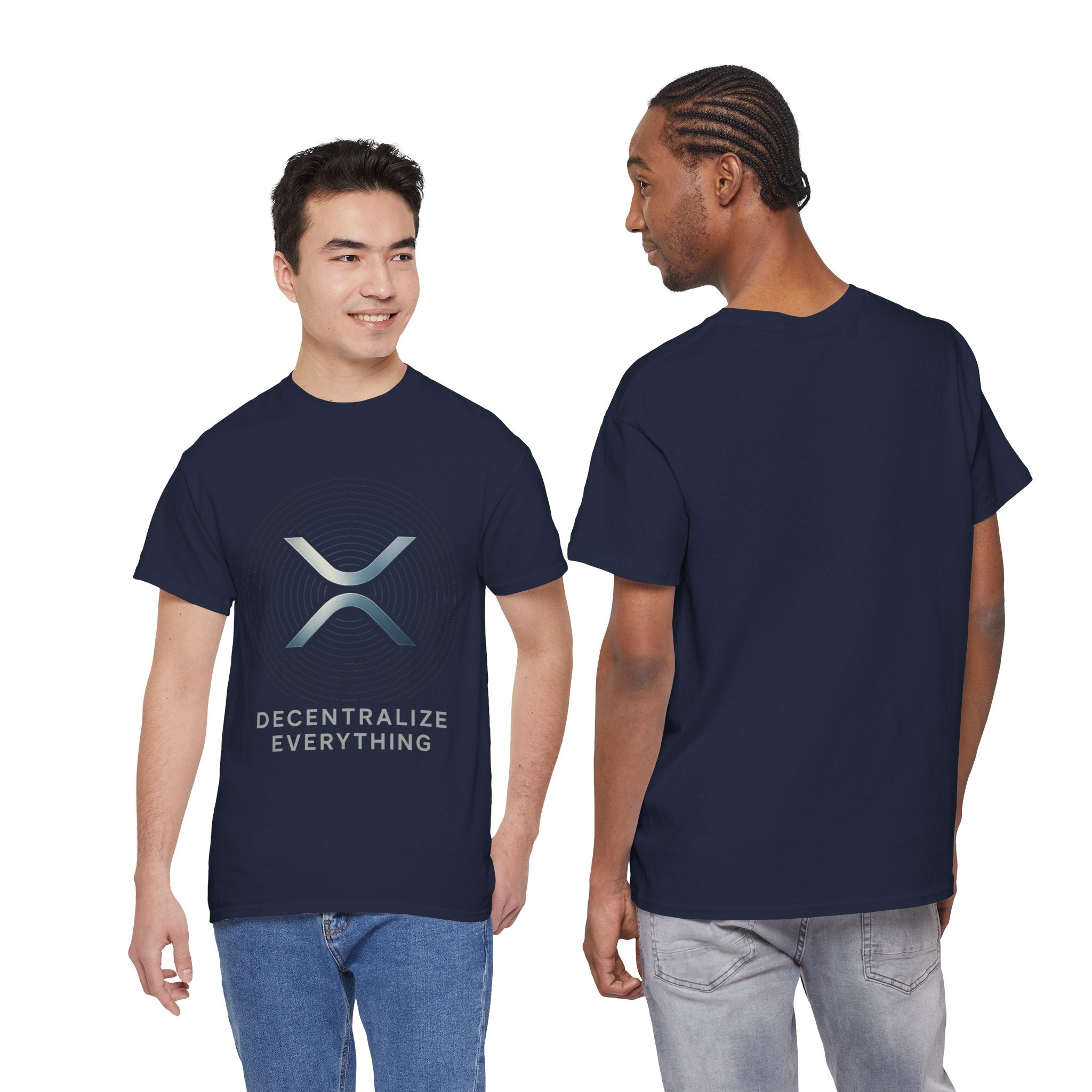XRP 'Decentralize Everything' Tee - Crypto Logo T-Shirt
