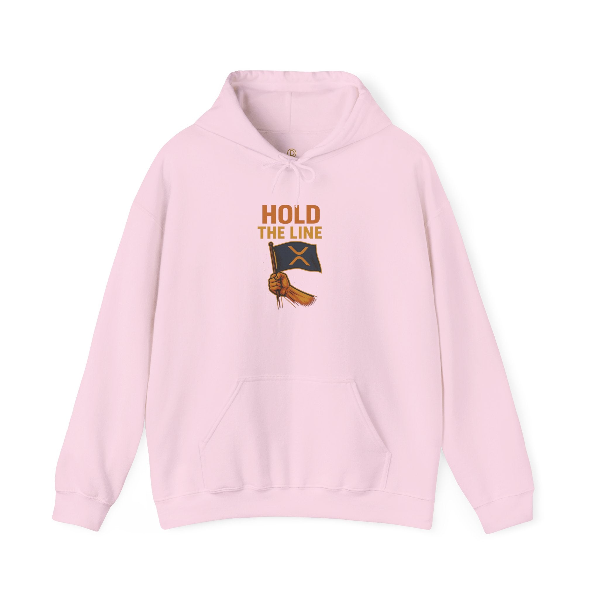 Hold The Line Hoodie — Flag & Fist Graphic Pullover