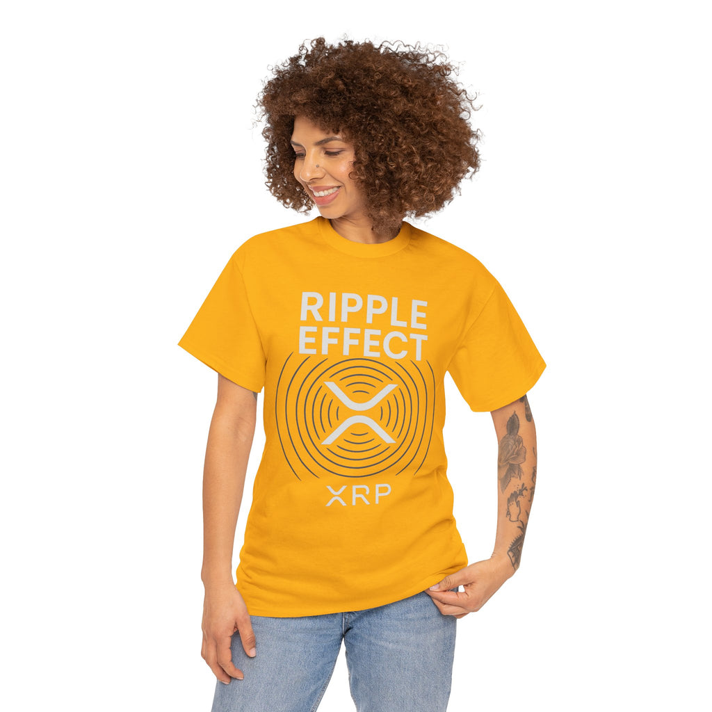 Ripple Effect XRP Tee — Minimal Cryptocurrency Logo T-Shirt