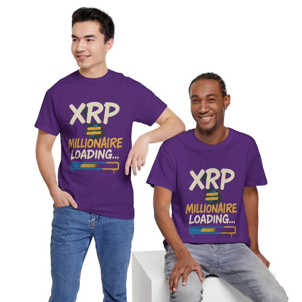 XRP Millionaire Loading T-Shirt — Crypto Investor Progress Tee