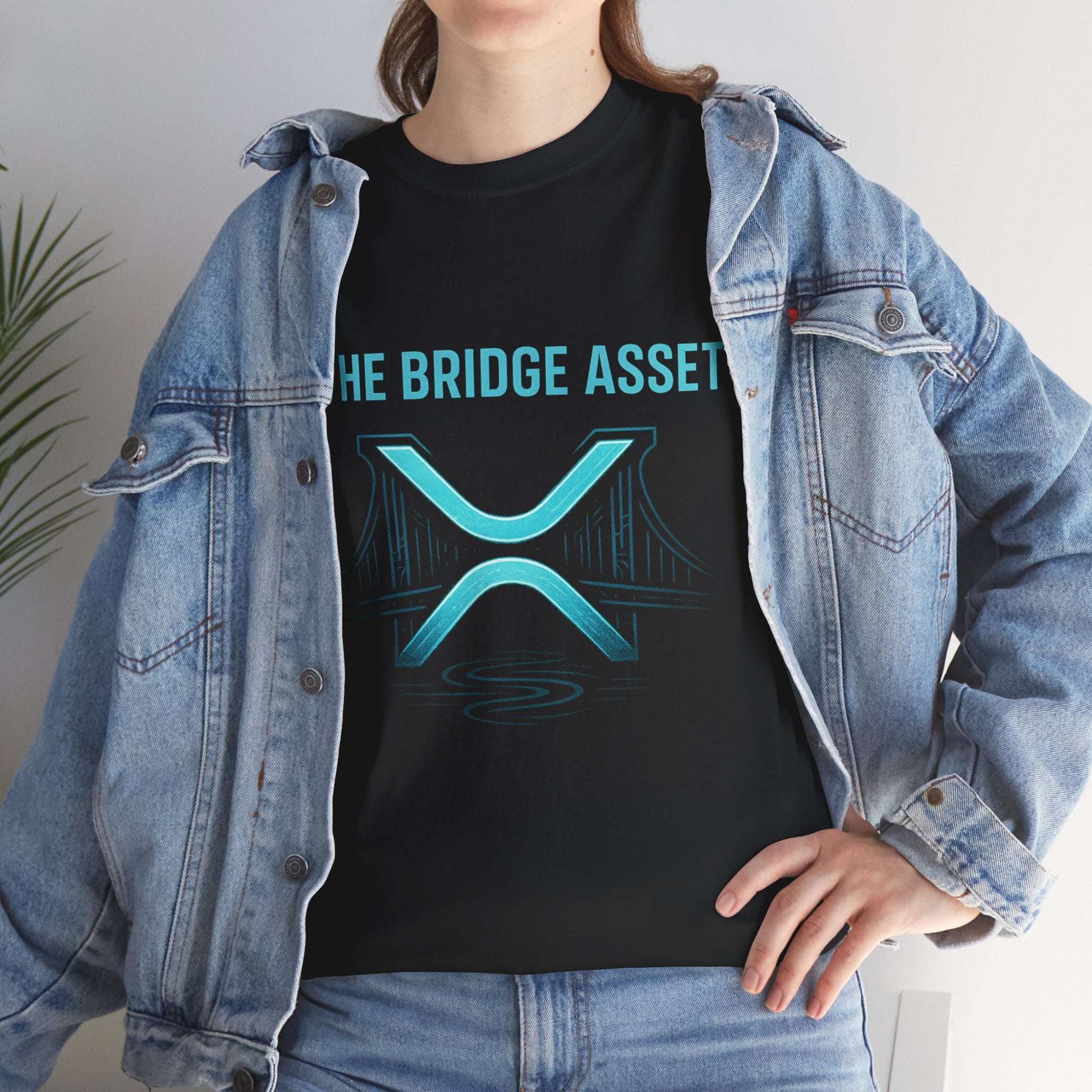 XRP 'The Bridge Asset' Graphic Tee — Crypto Ripple Logo Shirt