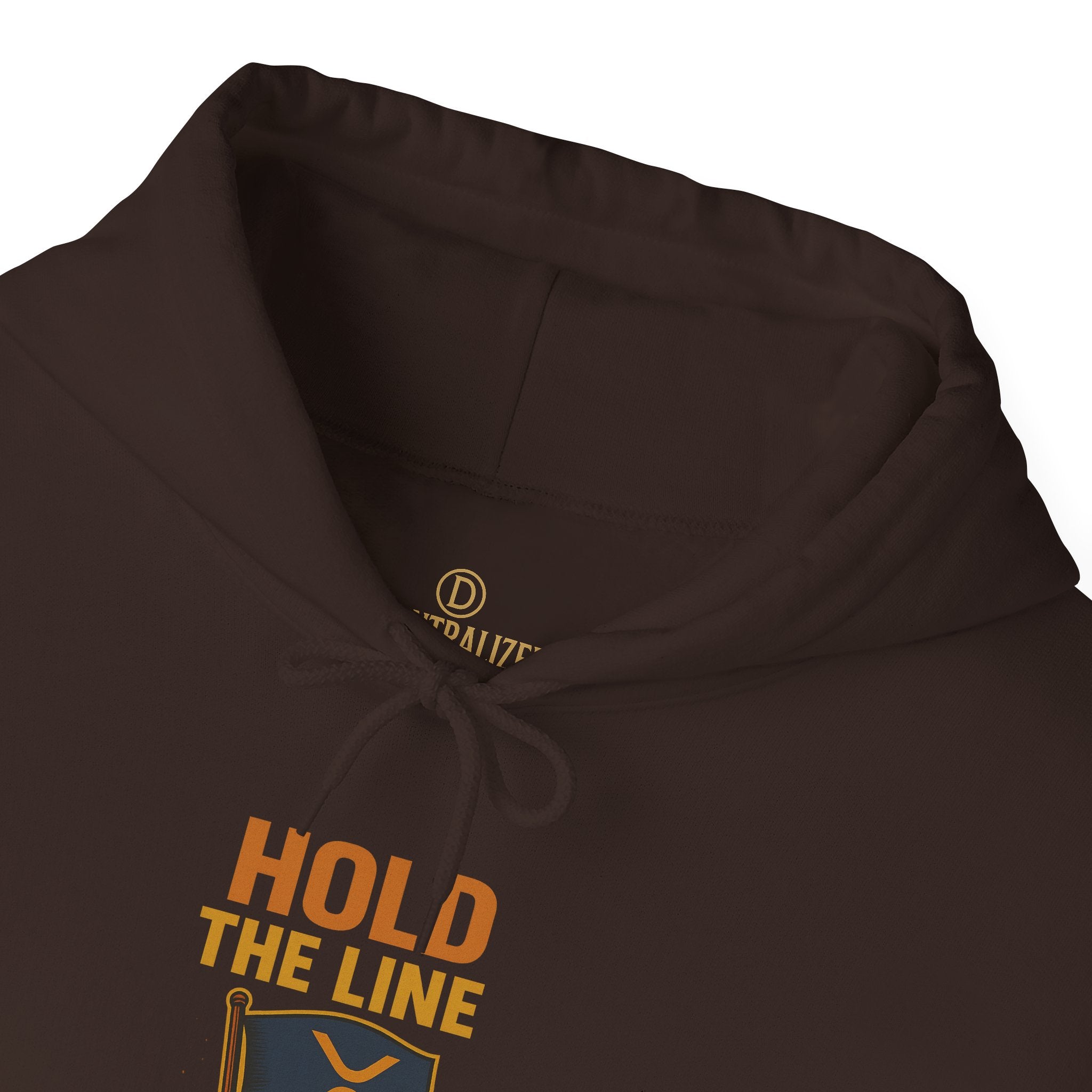 Hold The Line Hoodie — Flag & Fist Graphic Pullover