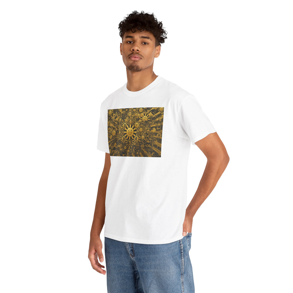 Sunflower Burst T‑Shirt — Golden Sunflower Pattern Tee
