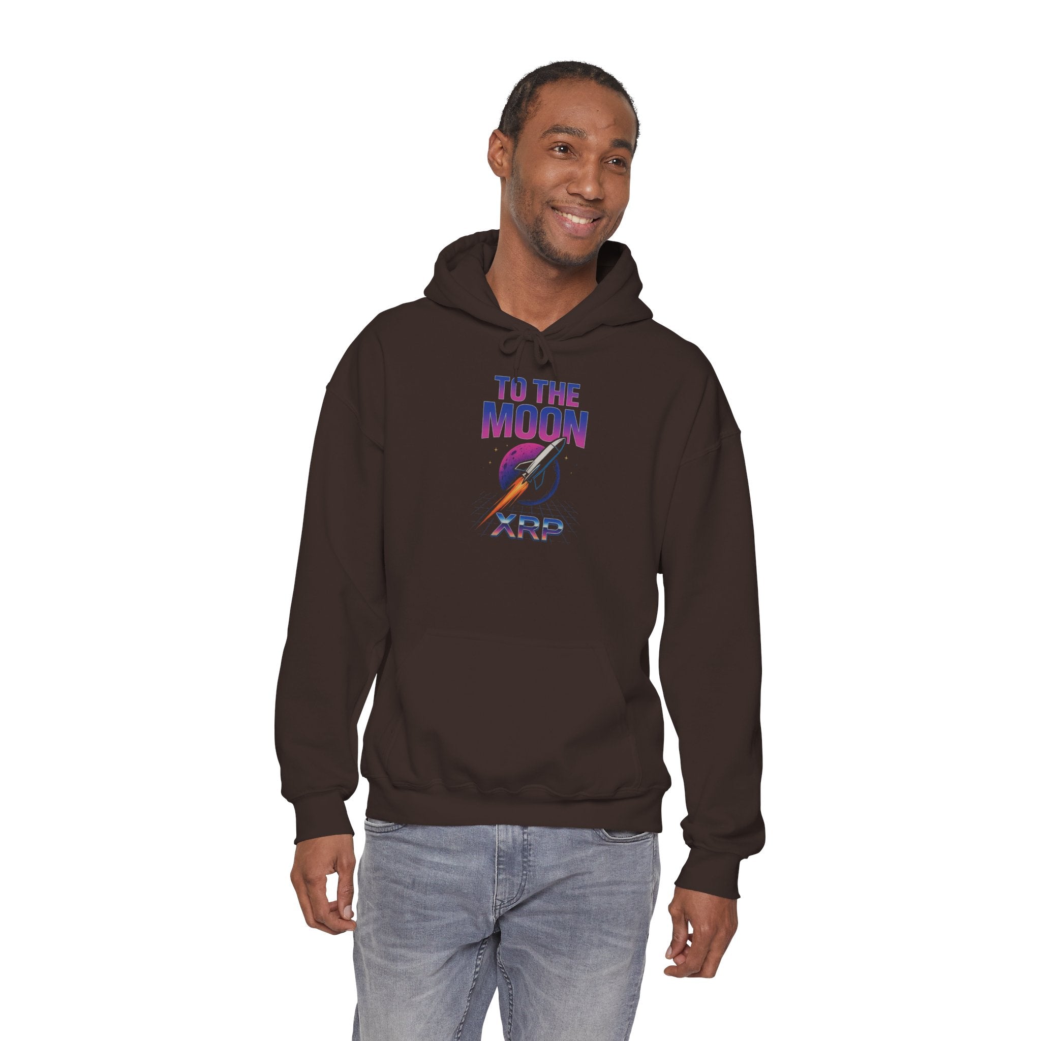 XRP To The Moon Hoodie – Crypto Investor Sweatshirt