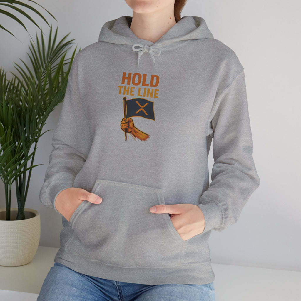 Hold The Line Hoodie — Flag & Fist Graphic Pullover