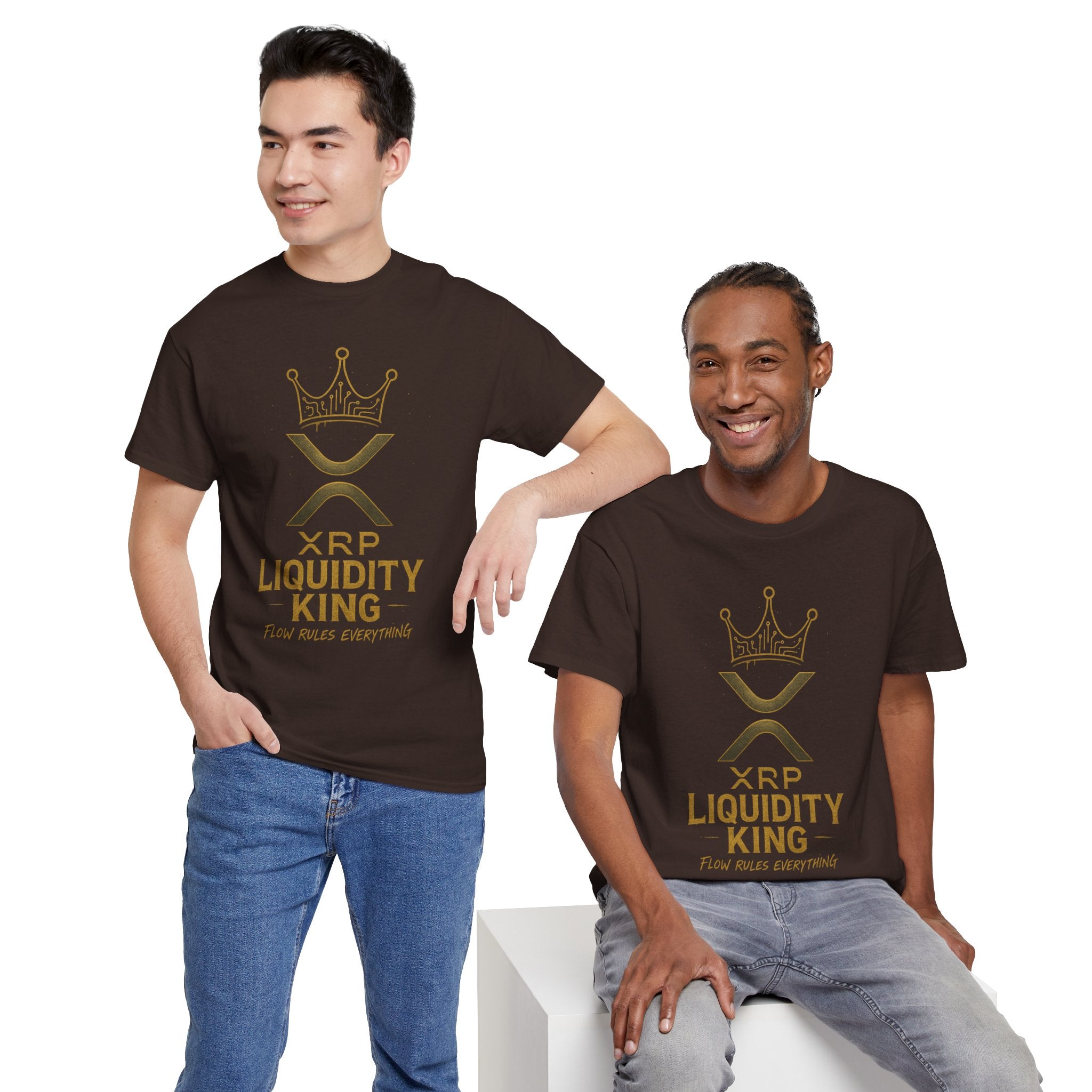 XRP Liquidity King Tee — Crypto Crown T-Shirt