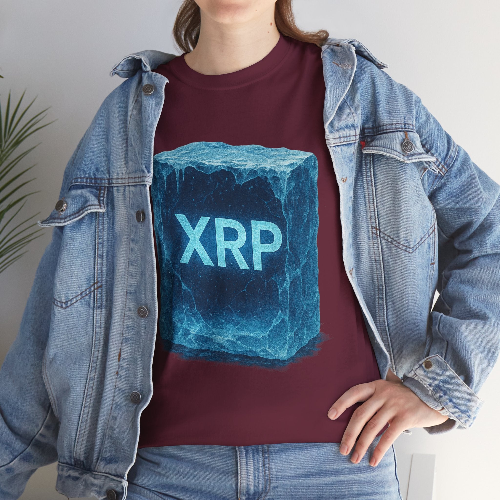 XRP Ice Block Tee — Crypto Ripple Logo T-Shirt