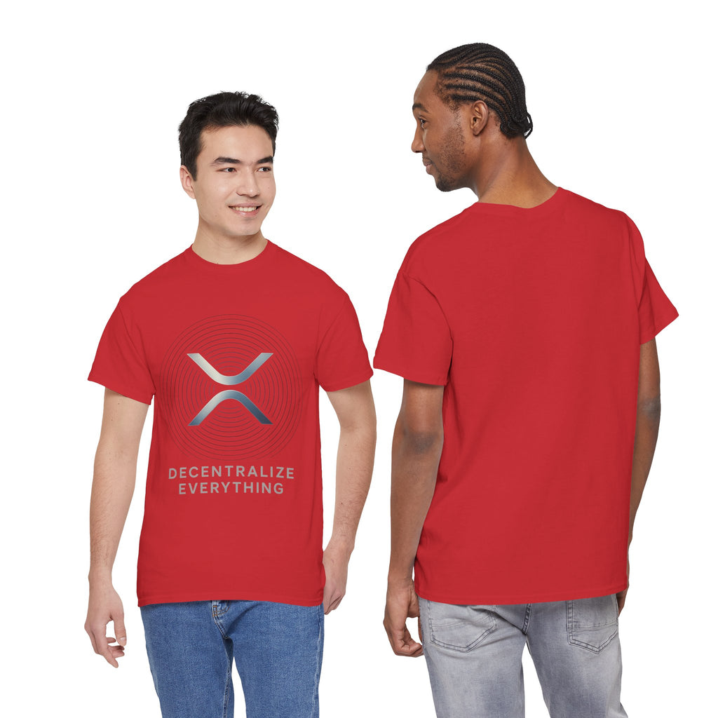 XRP 'Decentralize Everything' Tee - Crypto Logo T-Shirt