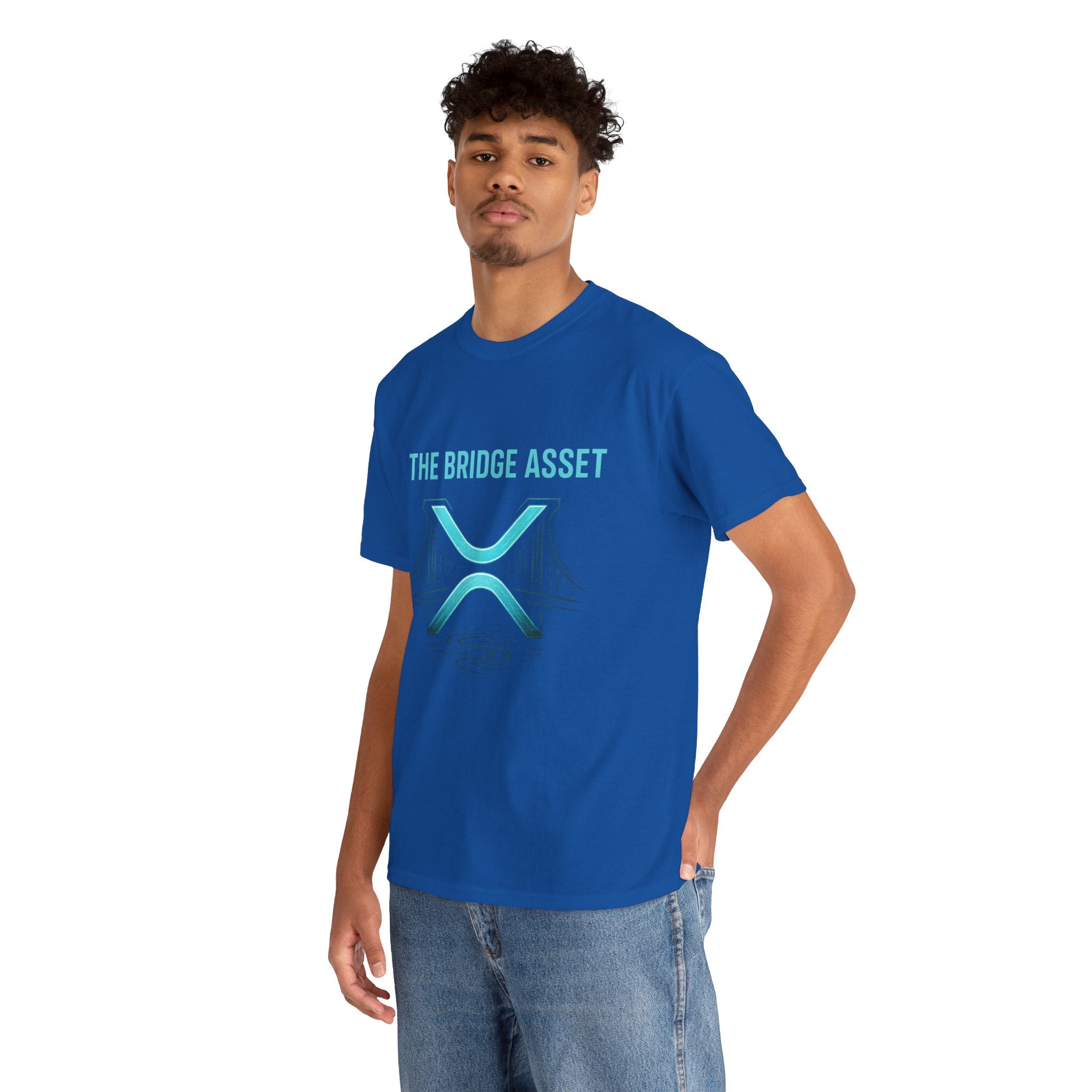 XRP 'The Bridge Asset' Graphic Tee — Crypto Ripple Logo Shirt