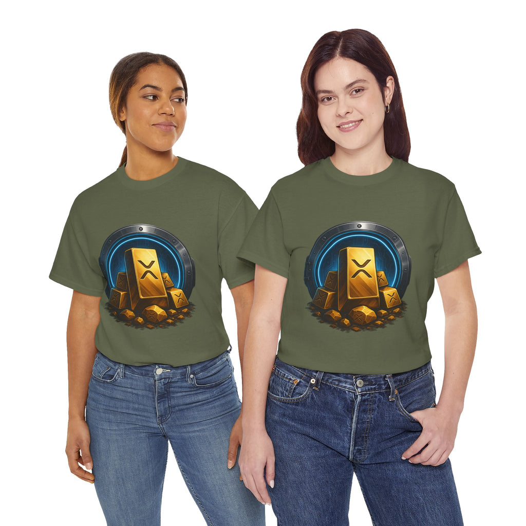Crypto Gold Bars T-Shirt — Ripple (XRP) Stack Graphic Tee