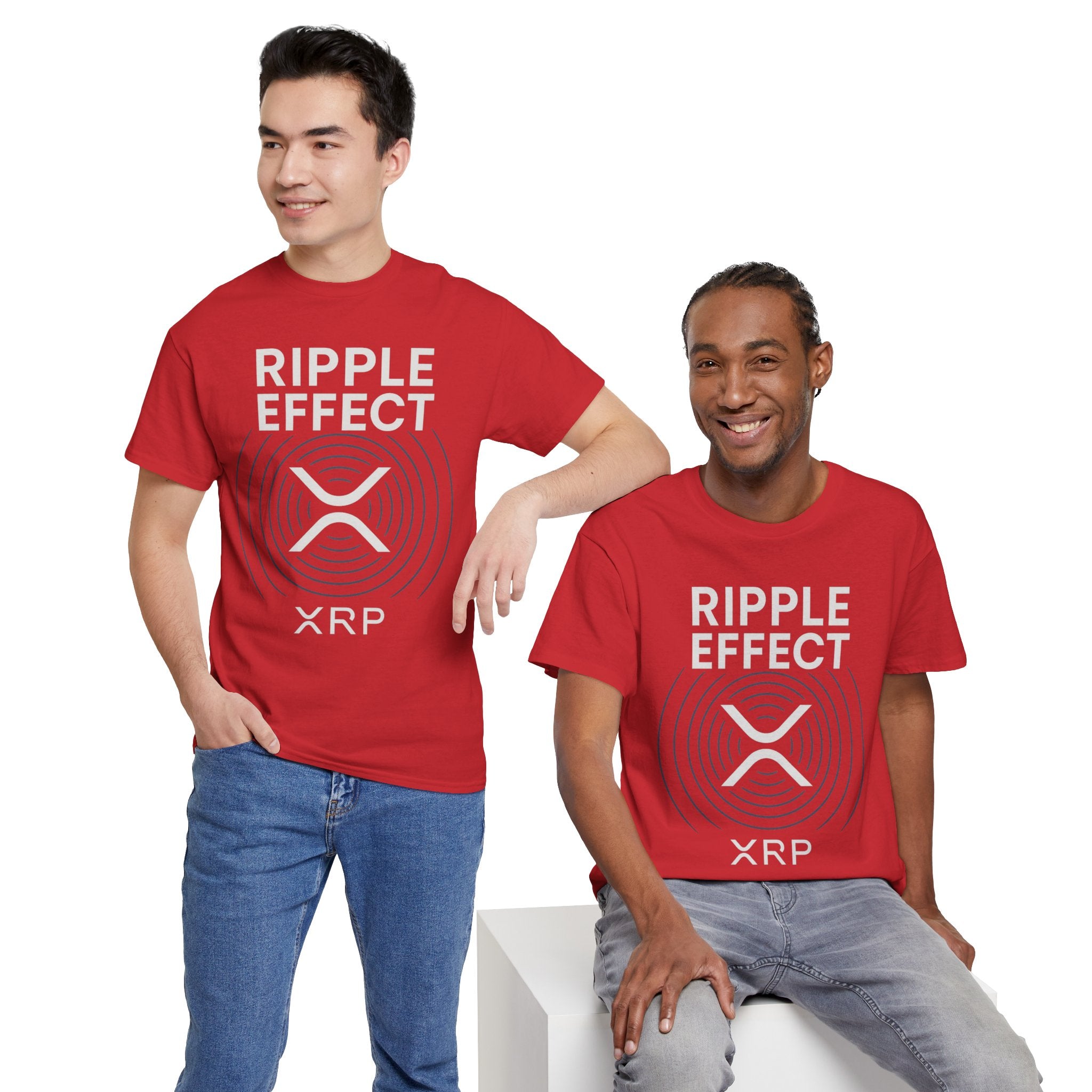 Ripple Effect XRP Tee — Minimal Cryptocurrency Logo T-Shirt