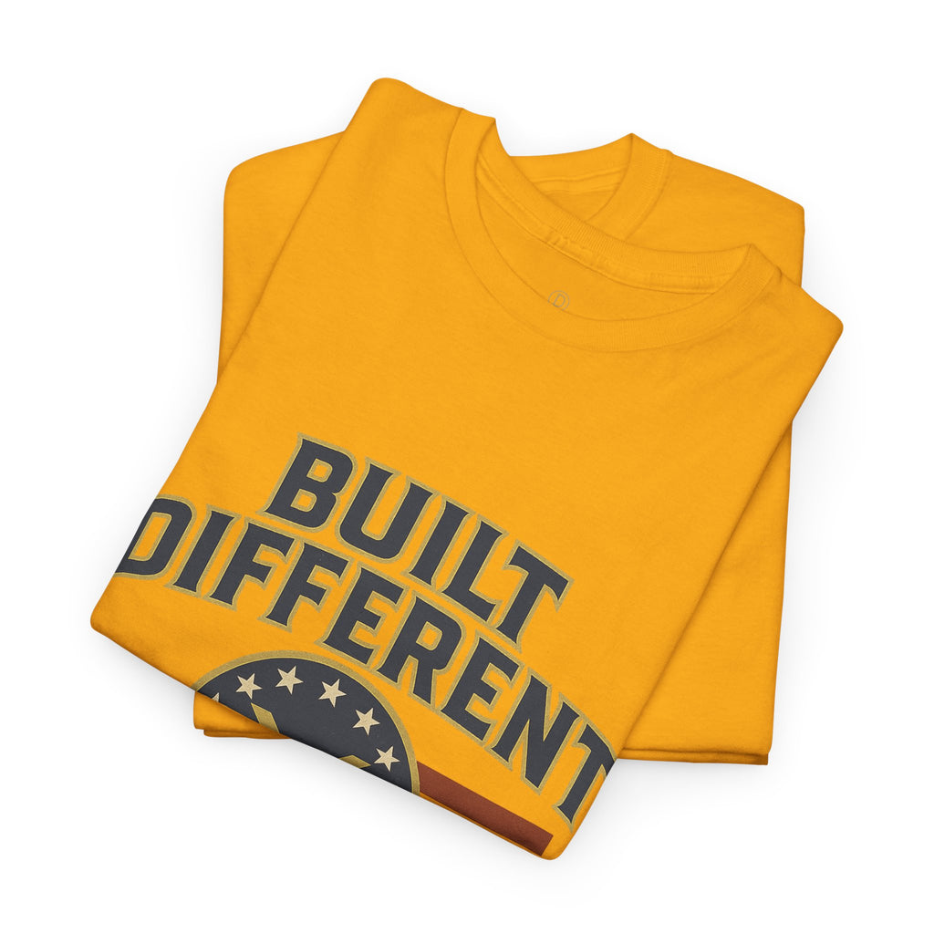 Built Different Since 2012 T-Shirt — American Flag Vintage Crew Tee