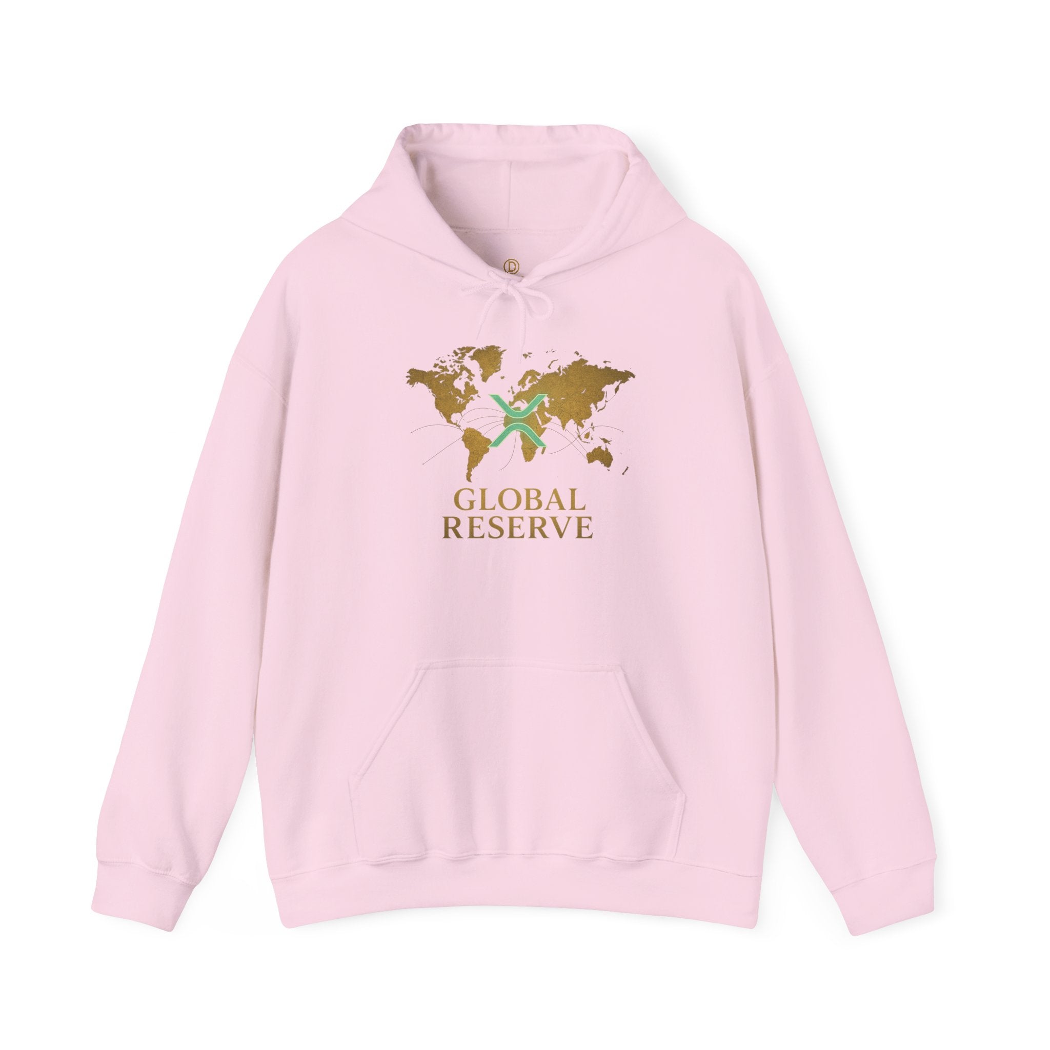 Global Reserve Hoodie — World Map Logo Pullover