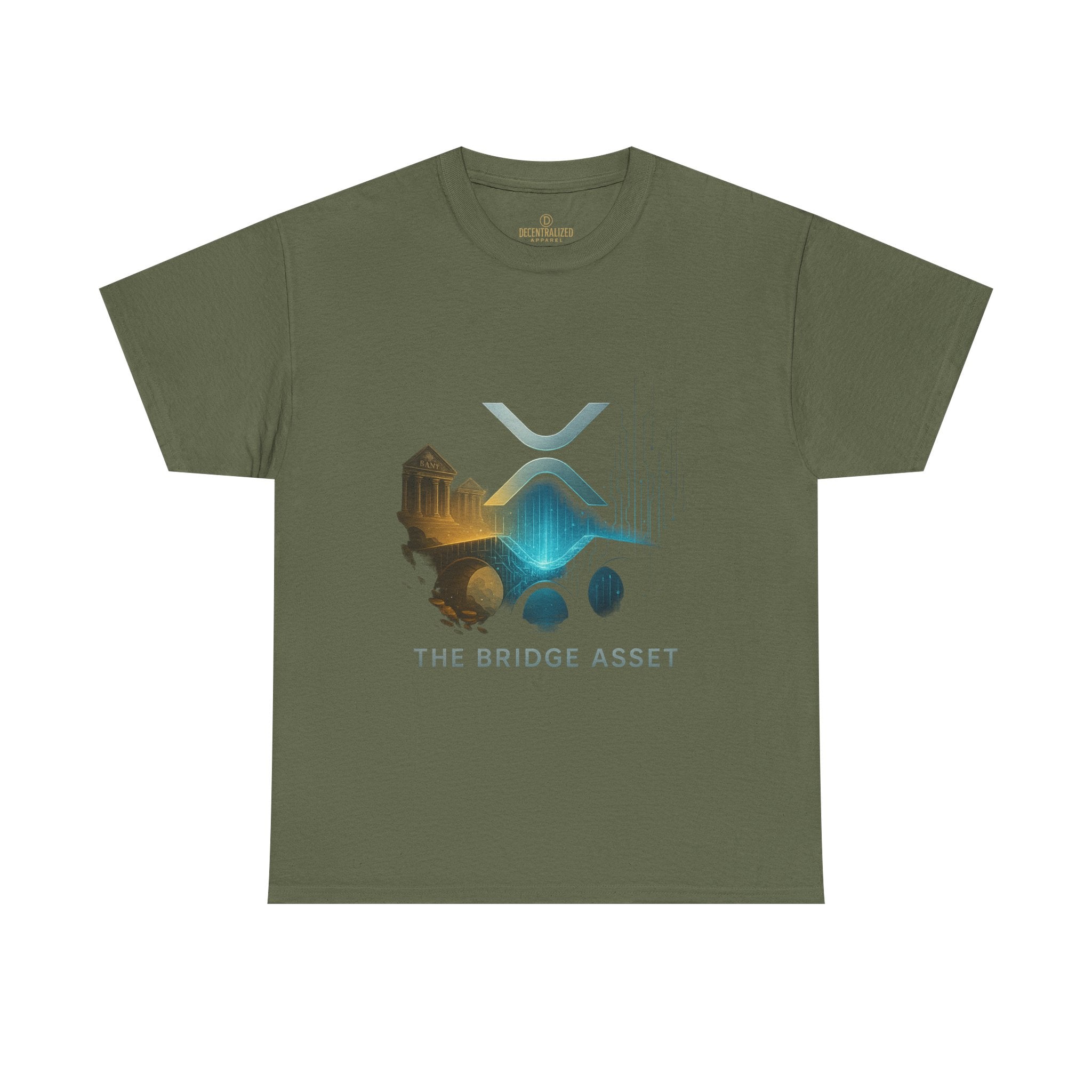 Ripple XRP Crypto Tee — 'The Bridge Asset' Logo T-Shirt
